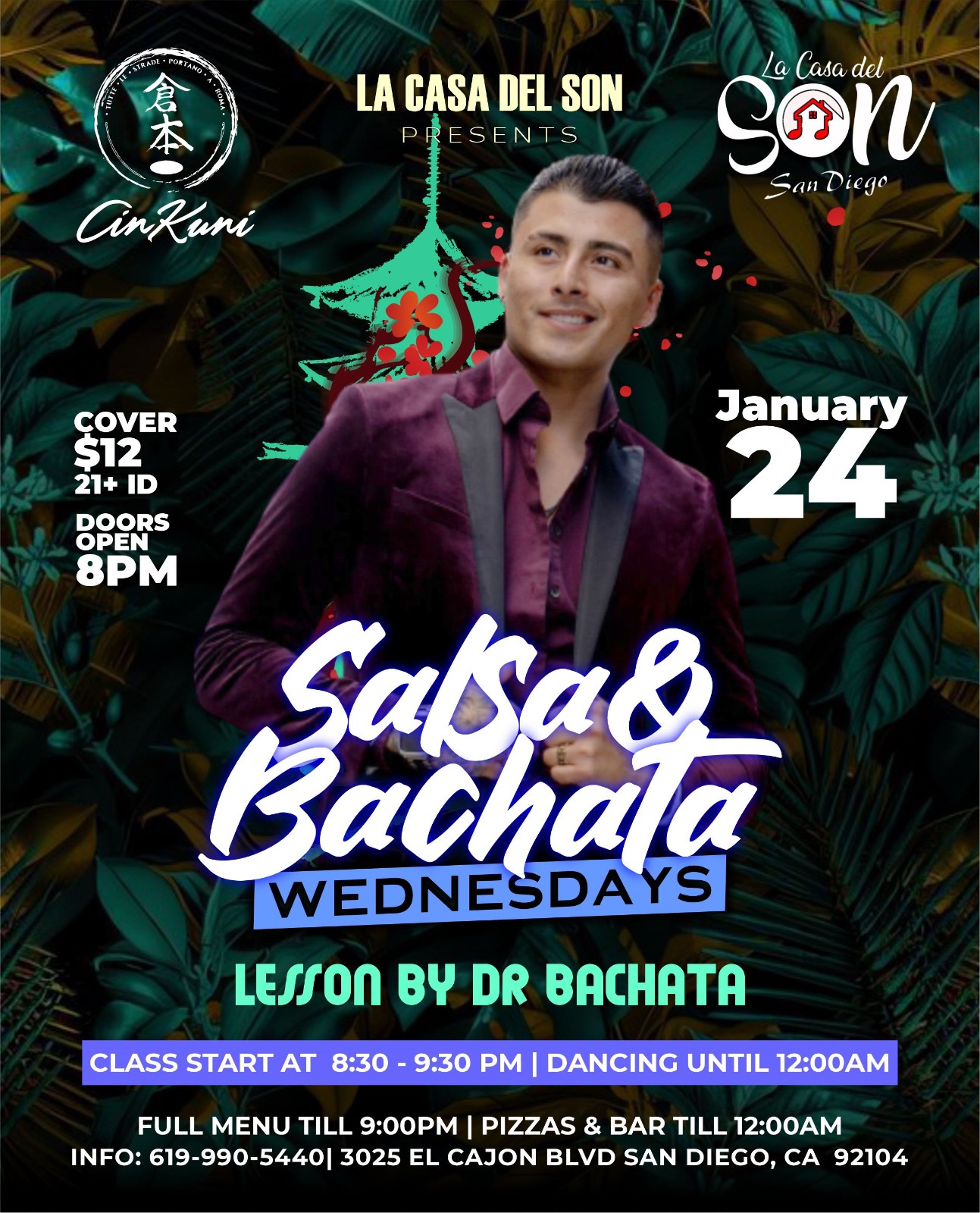 Salsa & Bachata Wednesdays @ Cinkuni