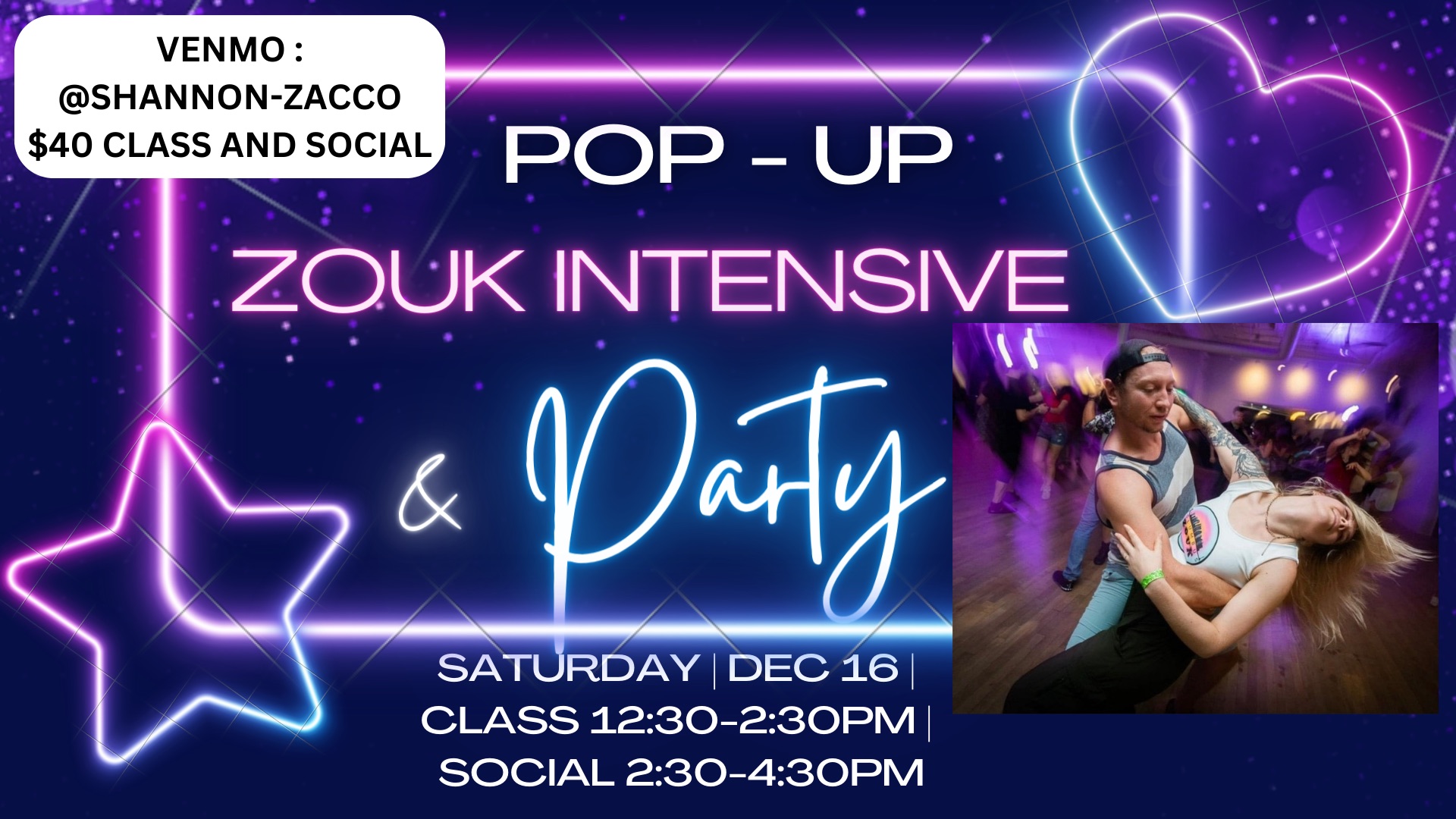 2-Hour Zouk Intensive + Day Party with Brad Meccia!
