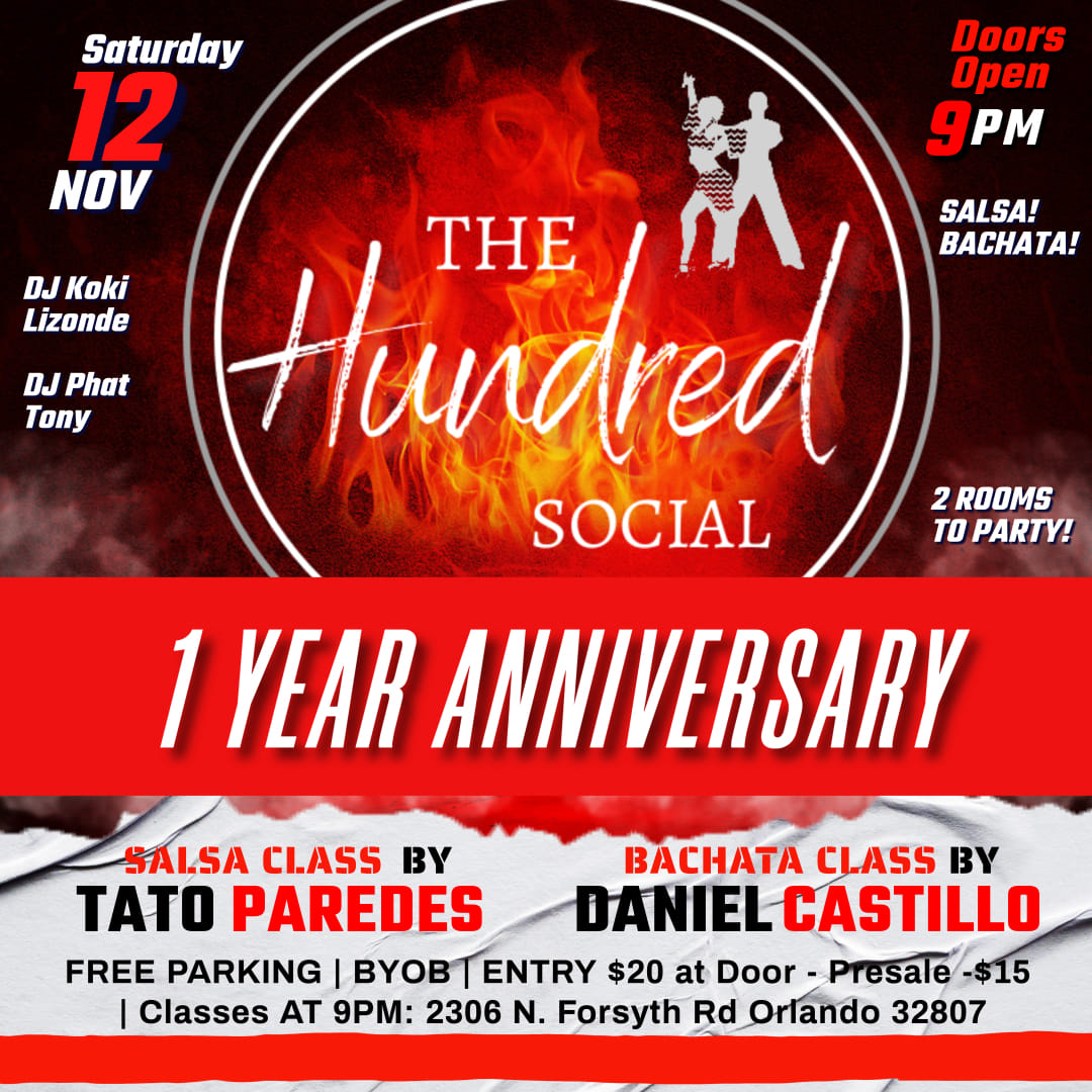 The Hundred Social - 1 Year Anniversary Social