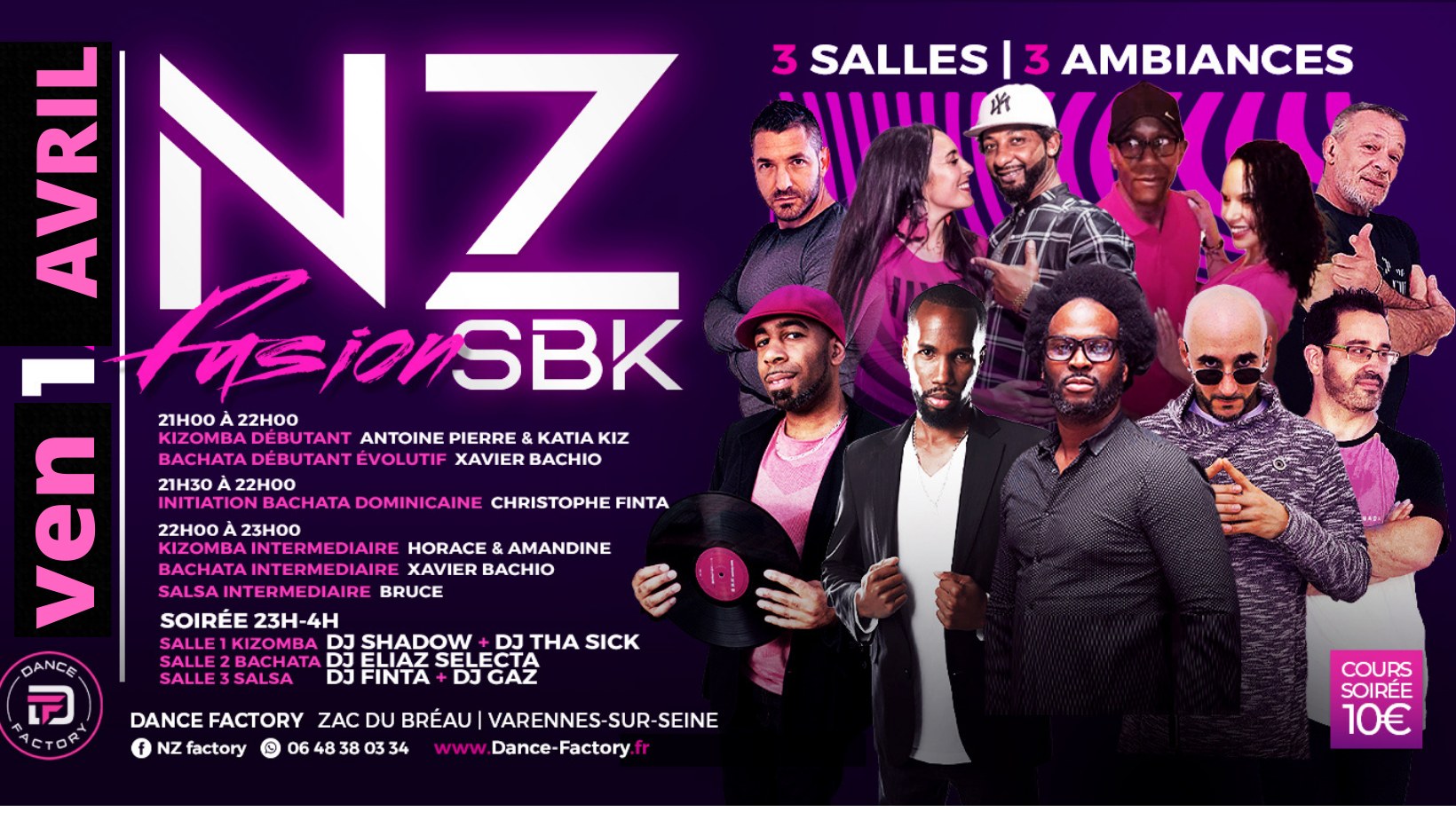 VENDREDI 1 AVRIL NZ FUSION SBK 3 SALLE