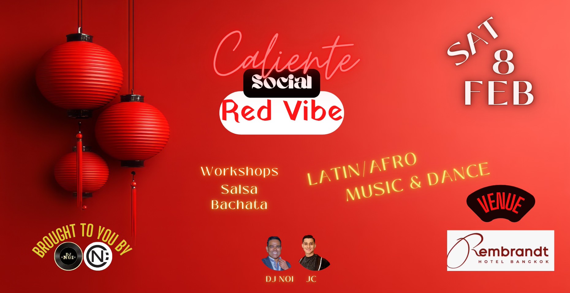 Caliente Social🔥 -Red Vibe Latin Afro Music & Dance '25