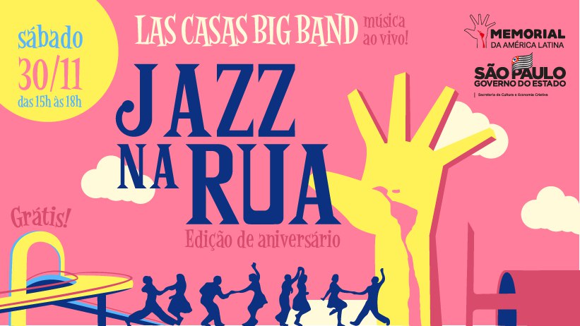 Jazz na Rua no Memorial da América Latina - Aniversário do JnR!