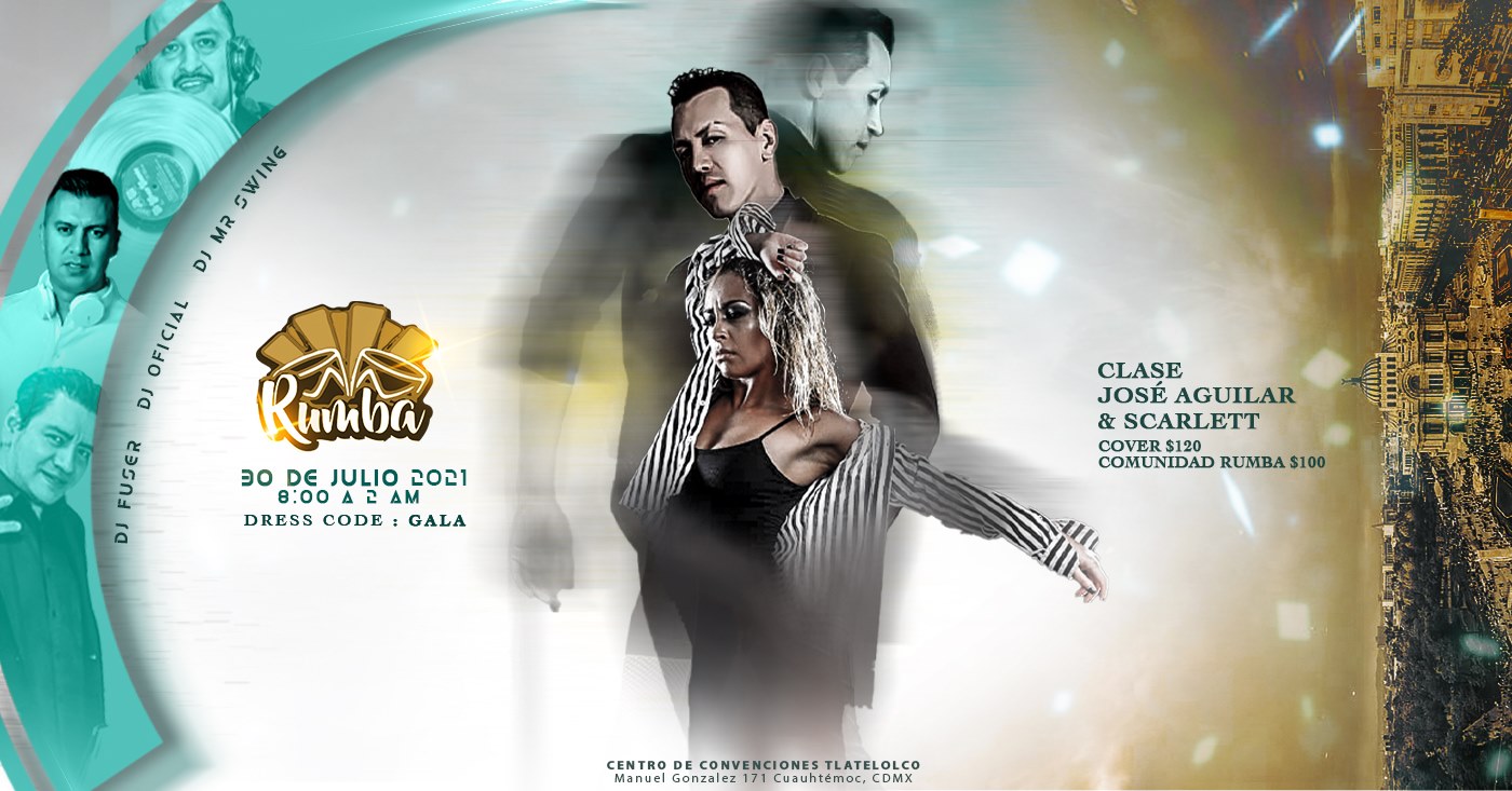 Rumba Salsa Social Viernes 30 de julio - 8 pm