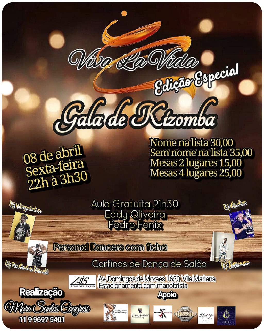 Viva La Vida Especial Kizomba Gala