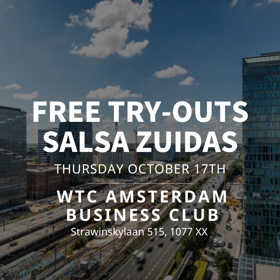 FREE TRY OUTS SALSA ZUIDAS SALSA FOR BEGINNERS & INTERMEDIATE LEVEL
