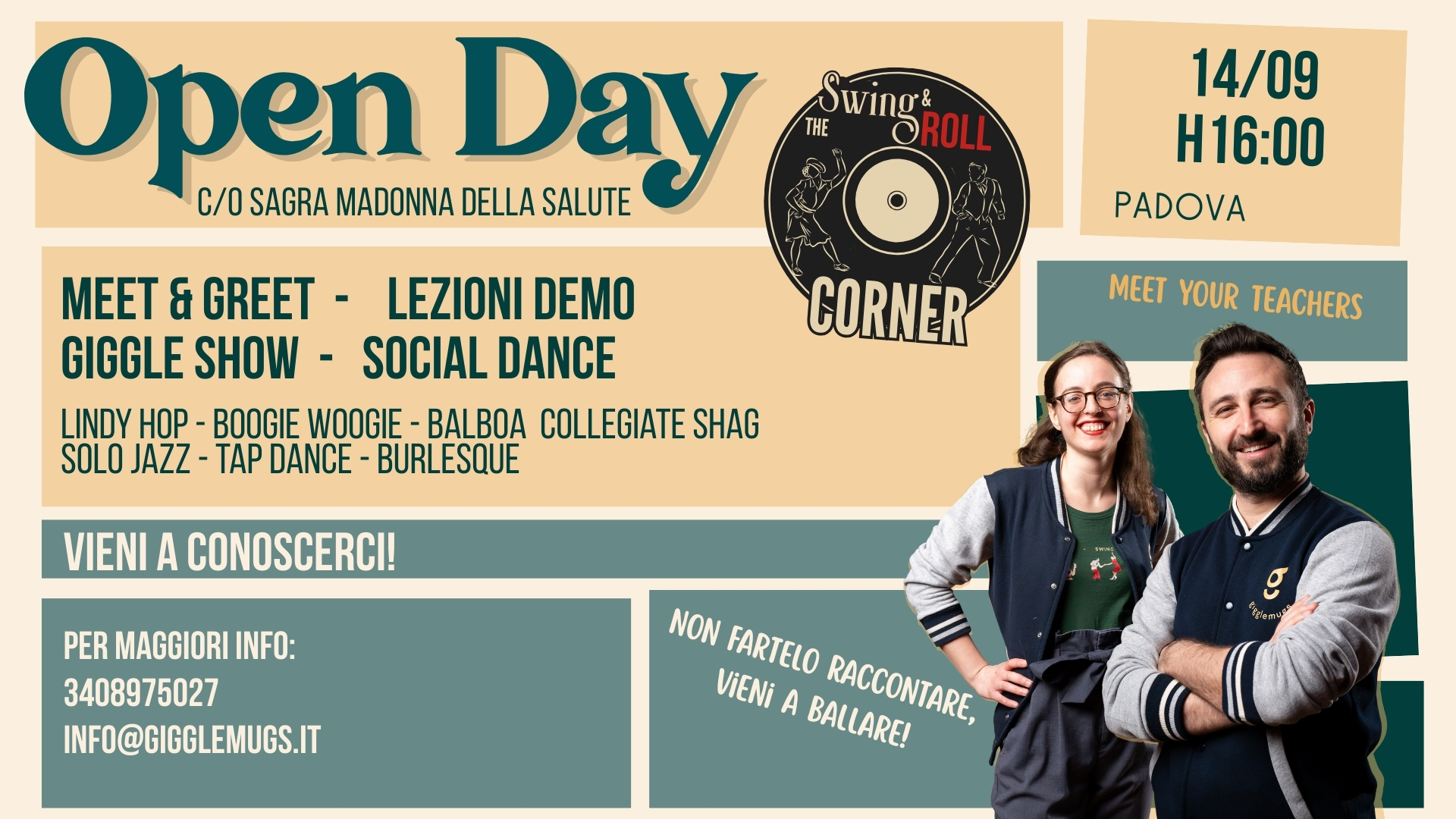 OPEN DAY + The Swing & Roll Corner