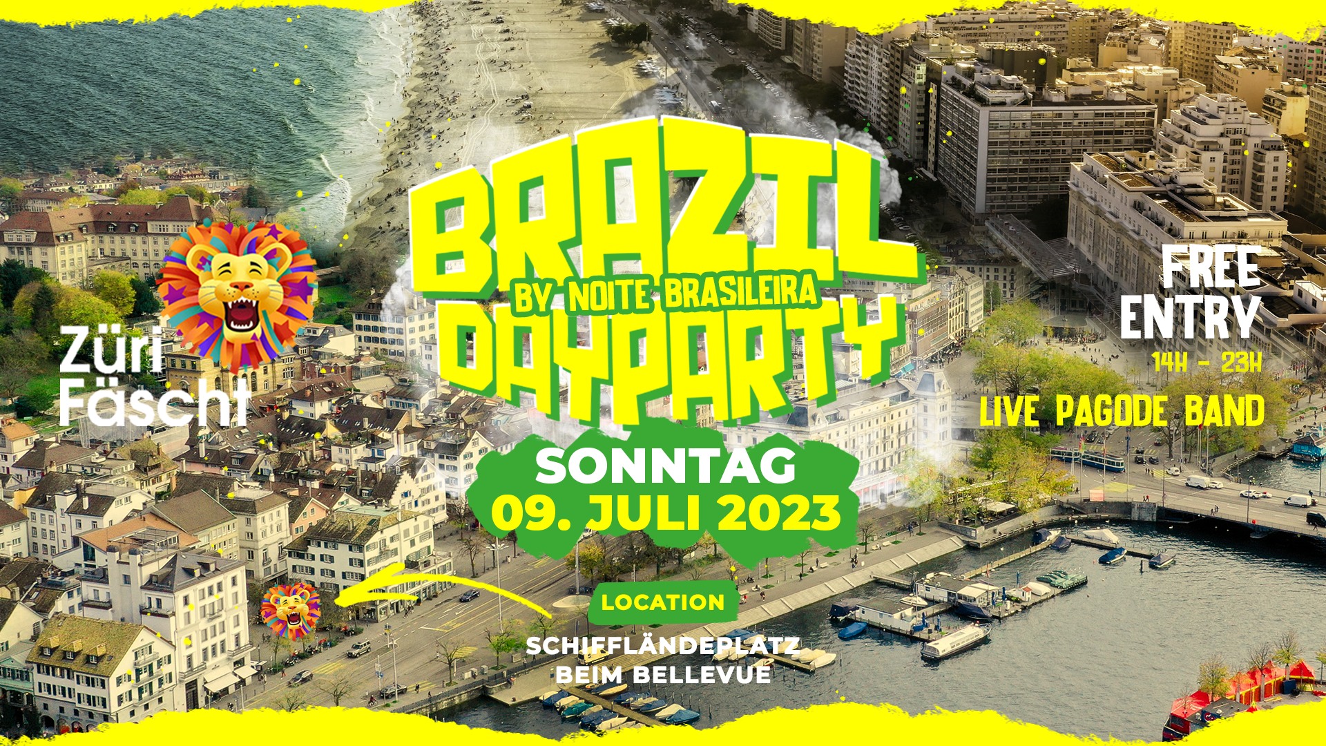BRAZIL DAY- AND NIGHTPARTY @ ZH FÄSCHT • SCHIFFLÄNDEPLATZ