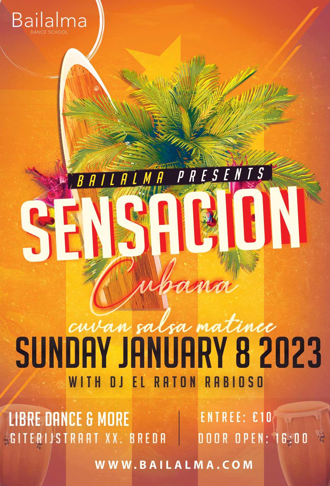 Sensacion Cubana Cubaanse Salsa Matinee 8 januari 2023