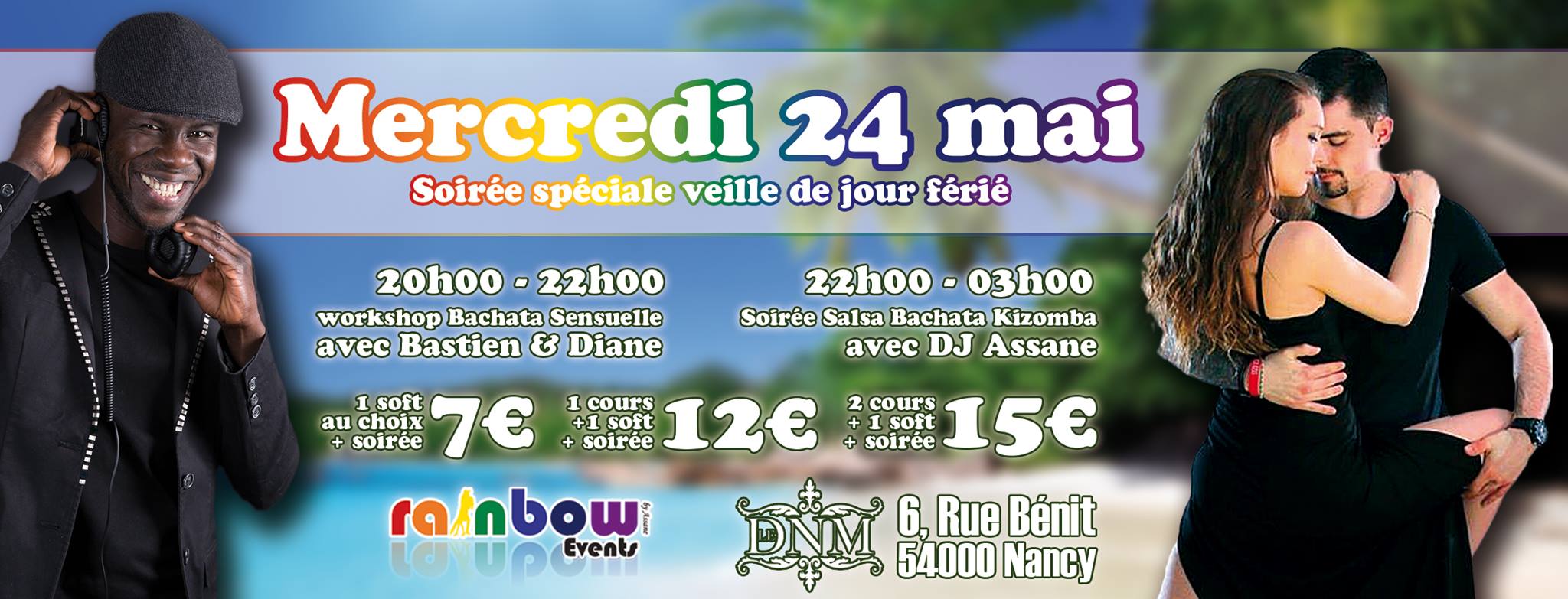 Soirée speciale veille de JOUR FERIE