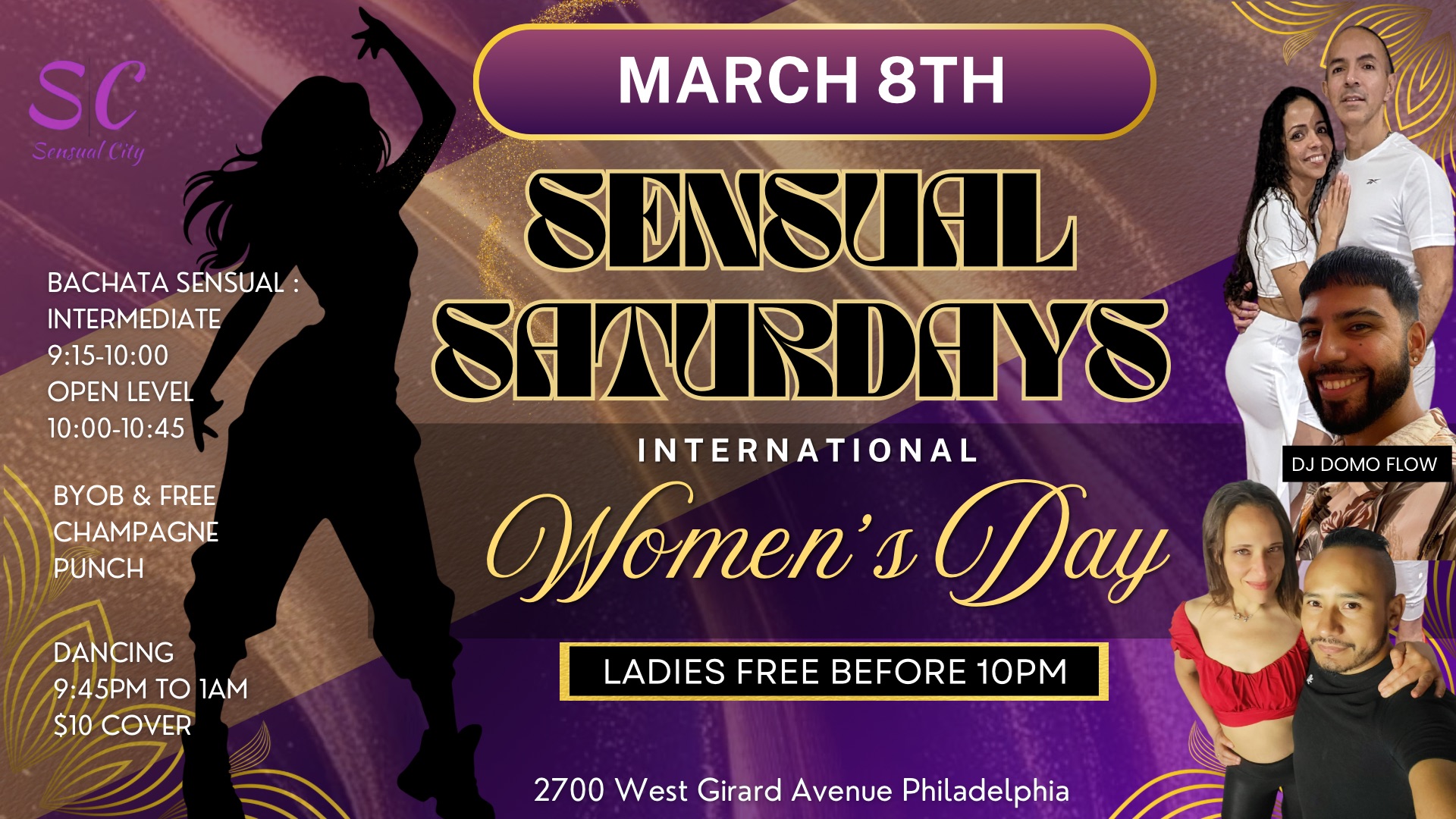 Sensual Saturdays Bachata Social - International Women’s Day