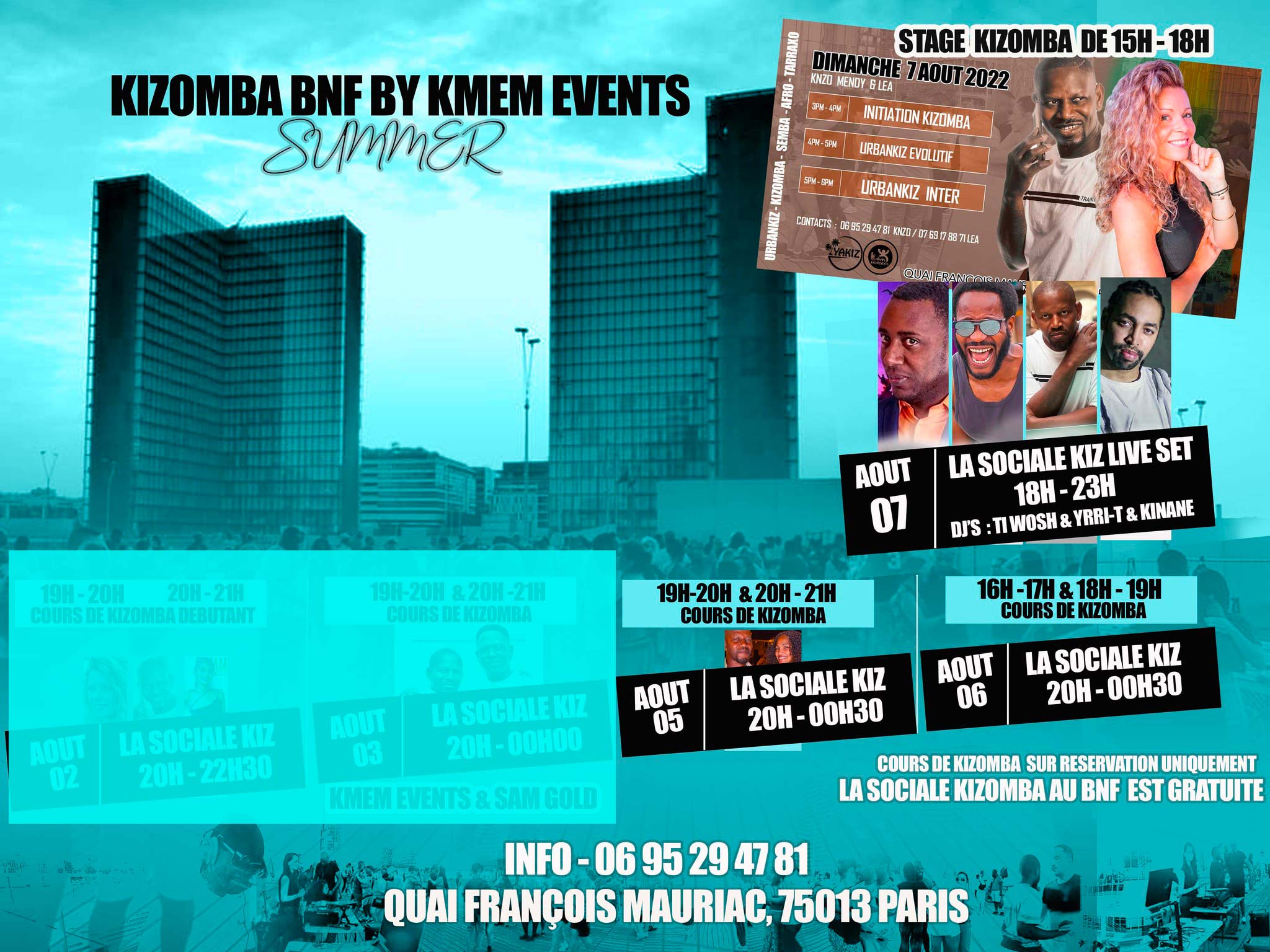 KIZOMBA BNF BY KMEM EVENTS - LA SOCIALE GRATUITE