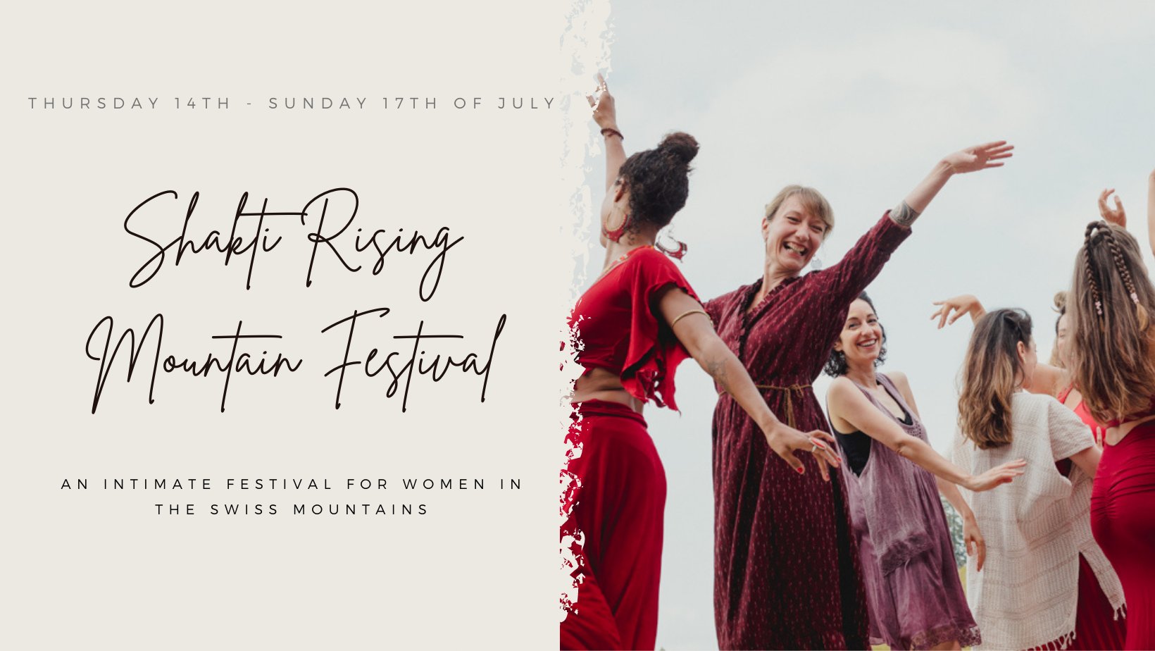 SHAKTI RISING MOUNTAIN FESTIVAL - 14.-17.JULI in the Swiss Alps
