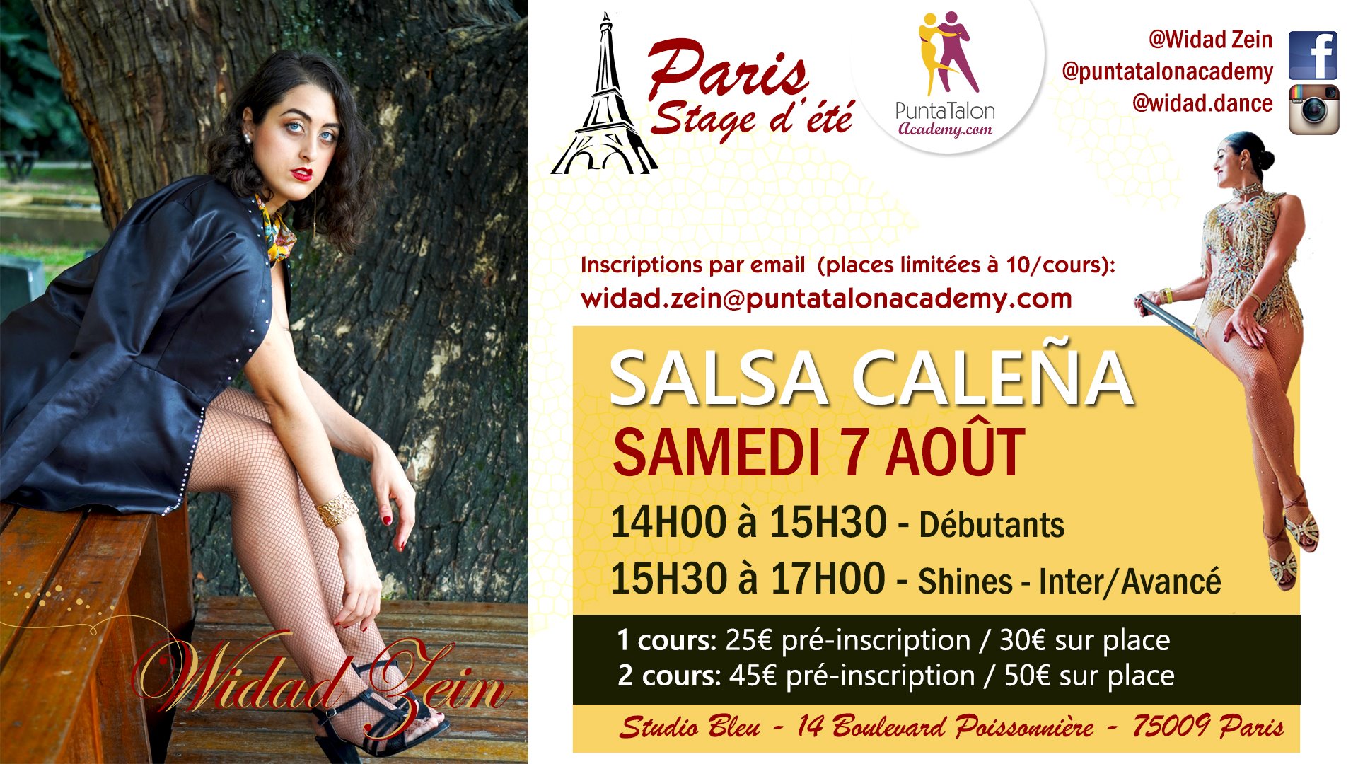 Stage Salsa Caleña à PARIS