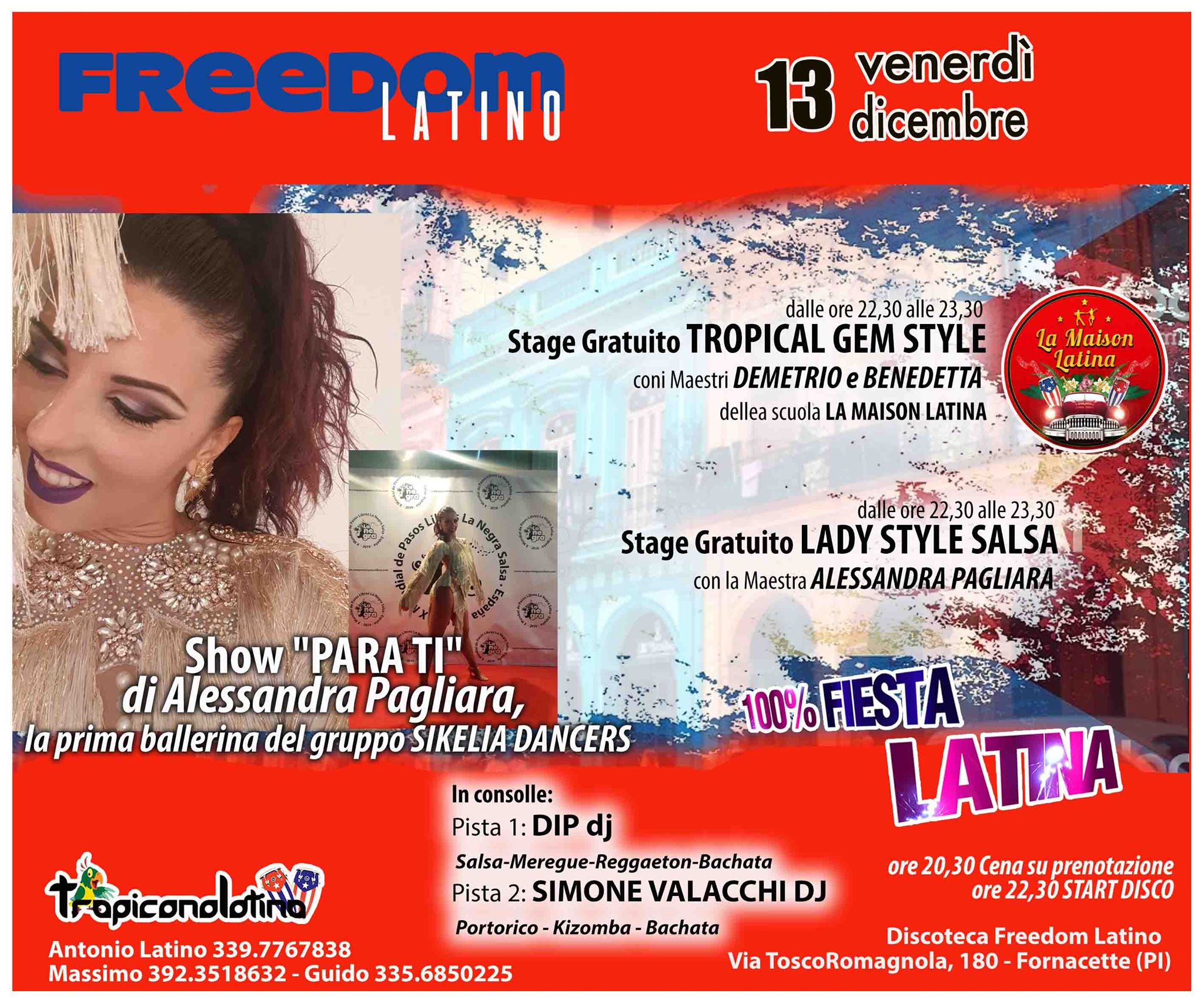 100% FestaLatina il Venerdì del Fredoom
