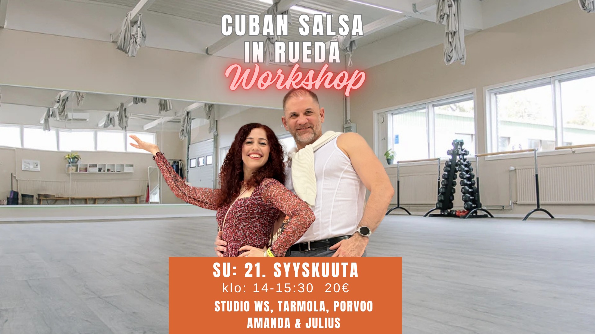 CUBAN SALSA IN RUEDA. WORKSHOP