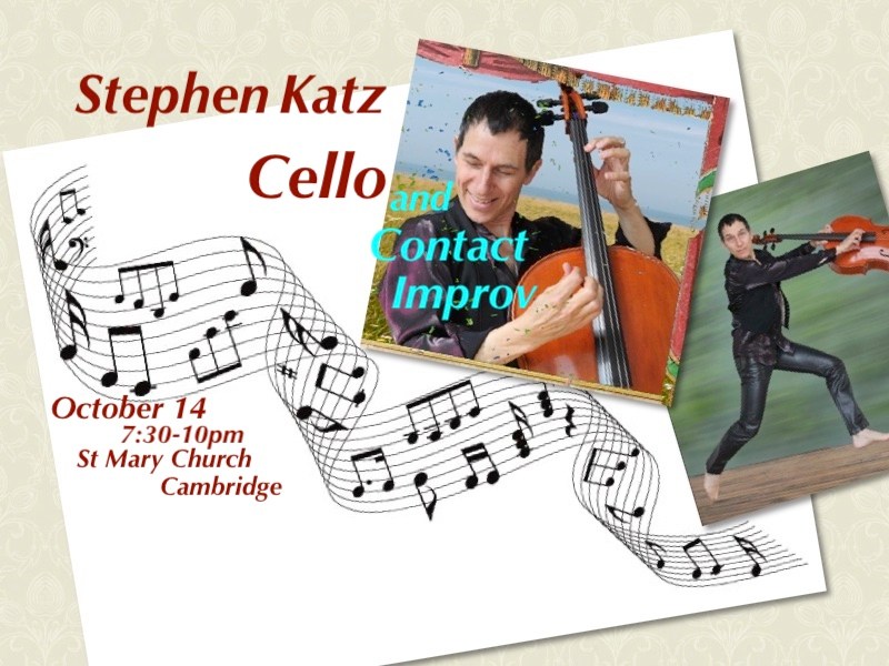 Music Dance Improv Jam: Stephen Katz and Contact Improv
