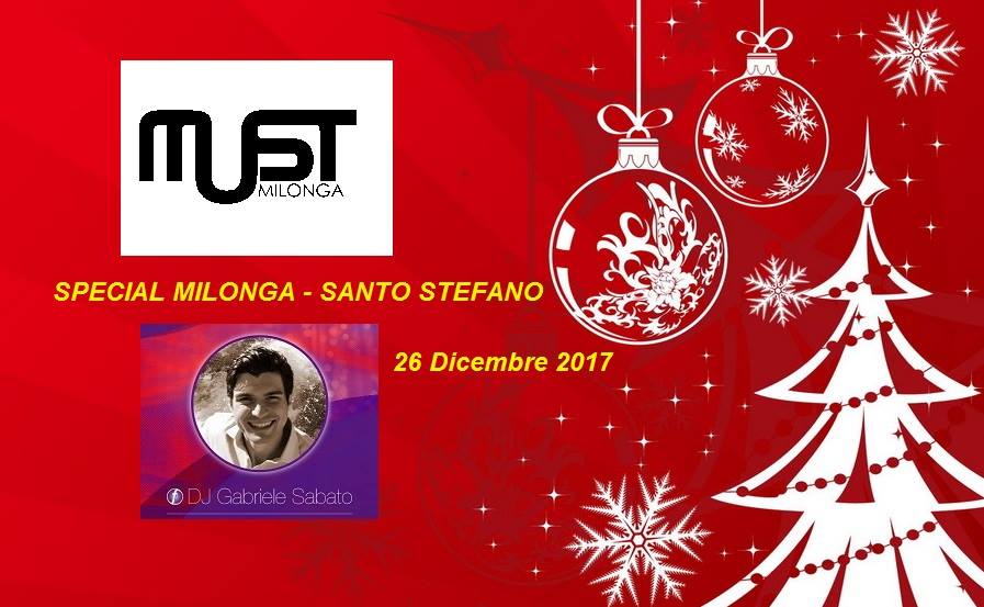 MUST "Special Milonga 26 Dicembre" Tj Gabriele Sabato - Chacarera