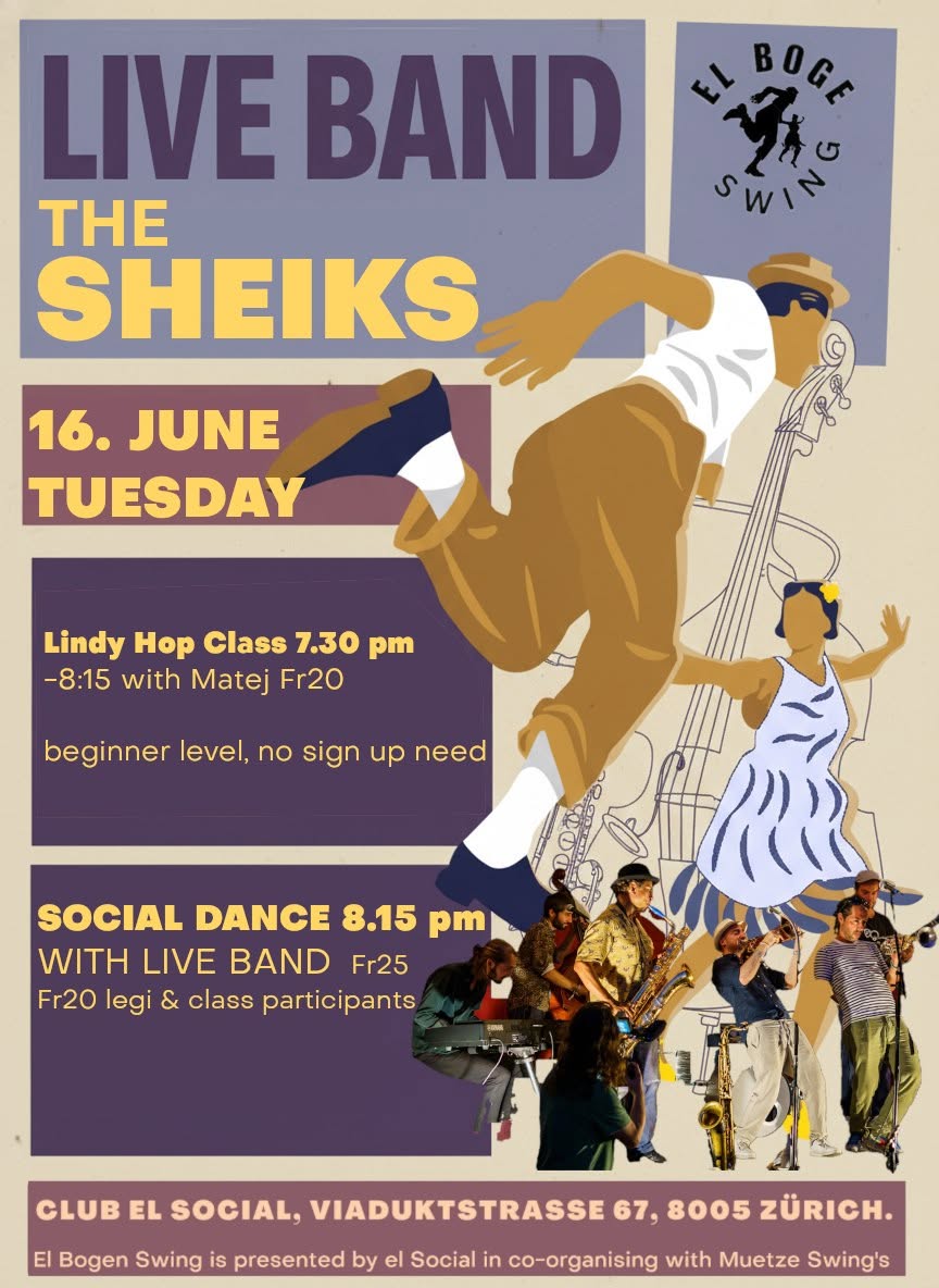 El Boge Swing Live The Sheiks! Socialdance & Class