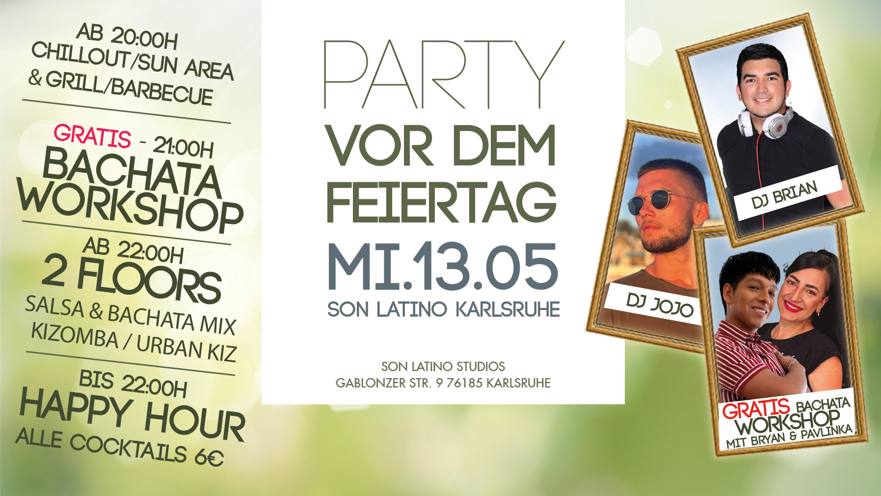 Party vor dem Feiertag ❂ 2 Floors ❂ Mi 13.Mai.2026