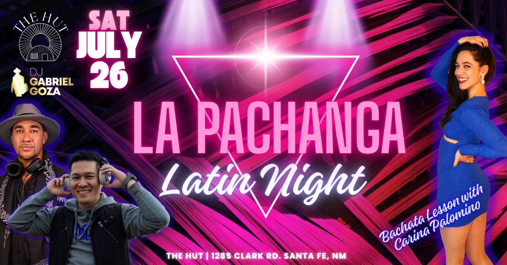 LA PACHANGA! Salsa Bachata Cumbia - Social @ The Hut w DJ Gabriel Goza and DJ Denver