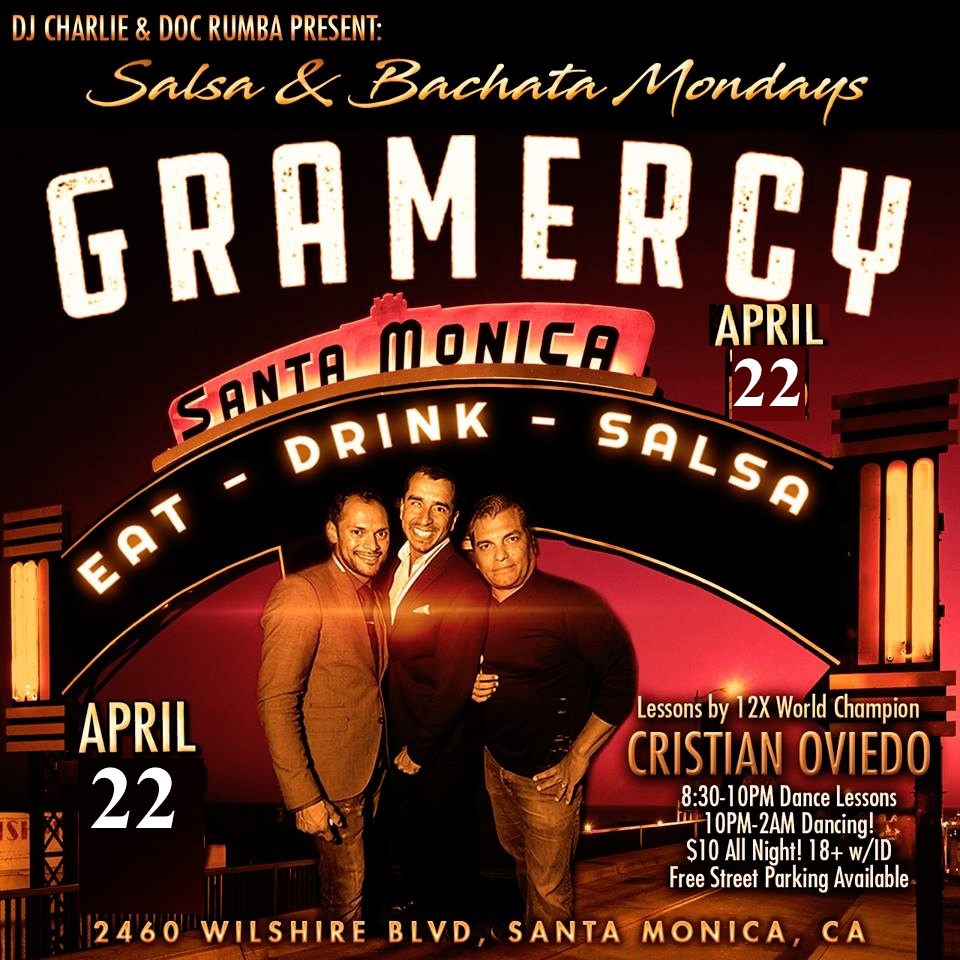Salsa & Bachata Mondays at Gramercy