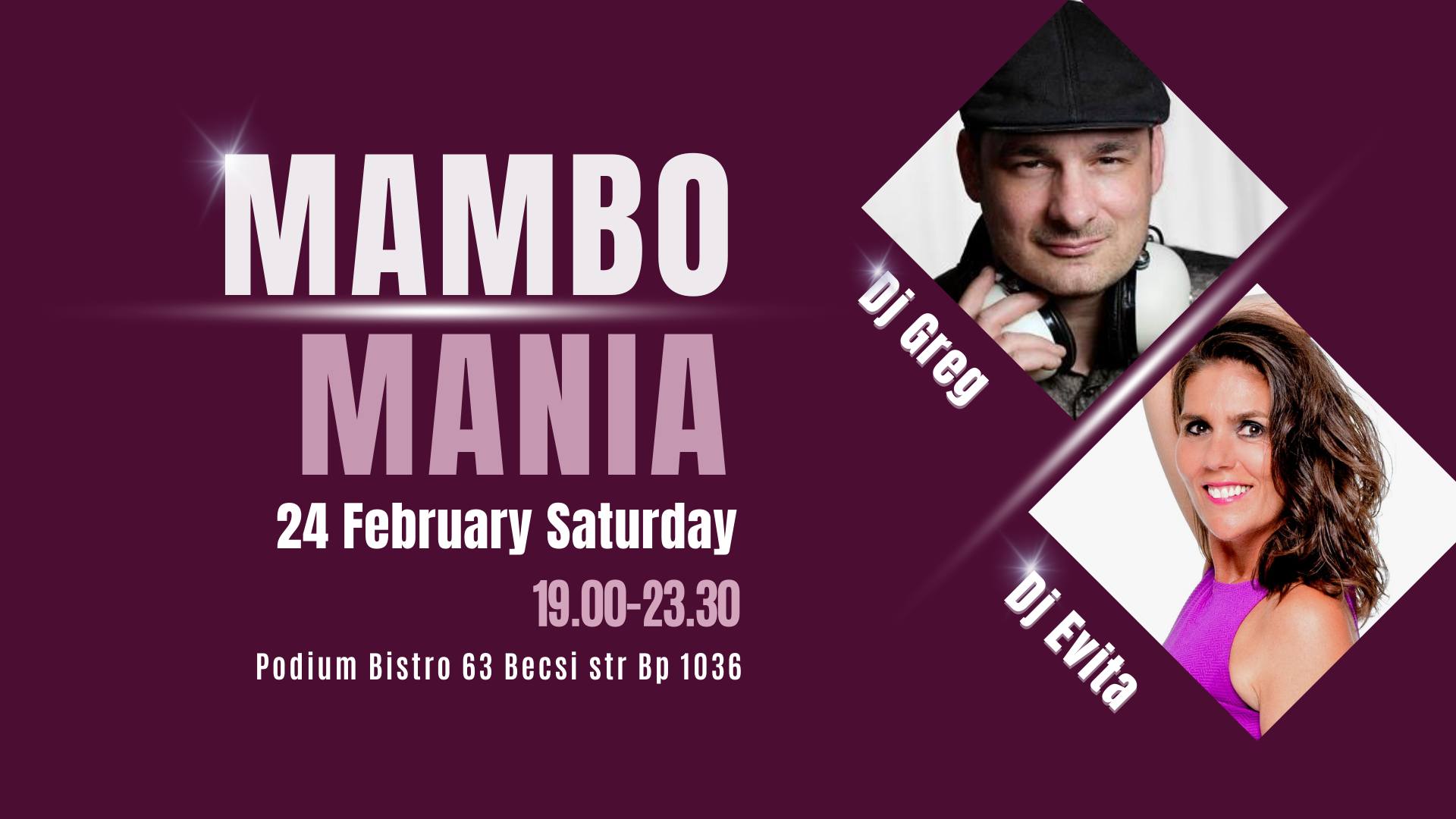 MAMBO MANIA - Salsa party