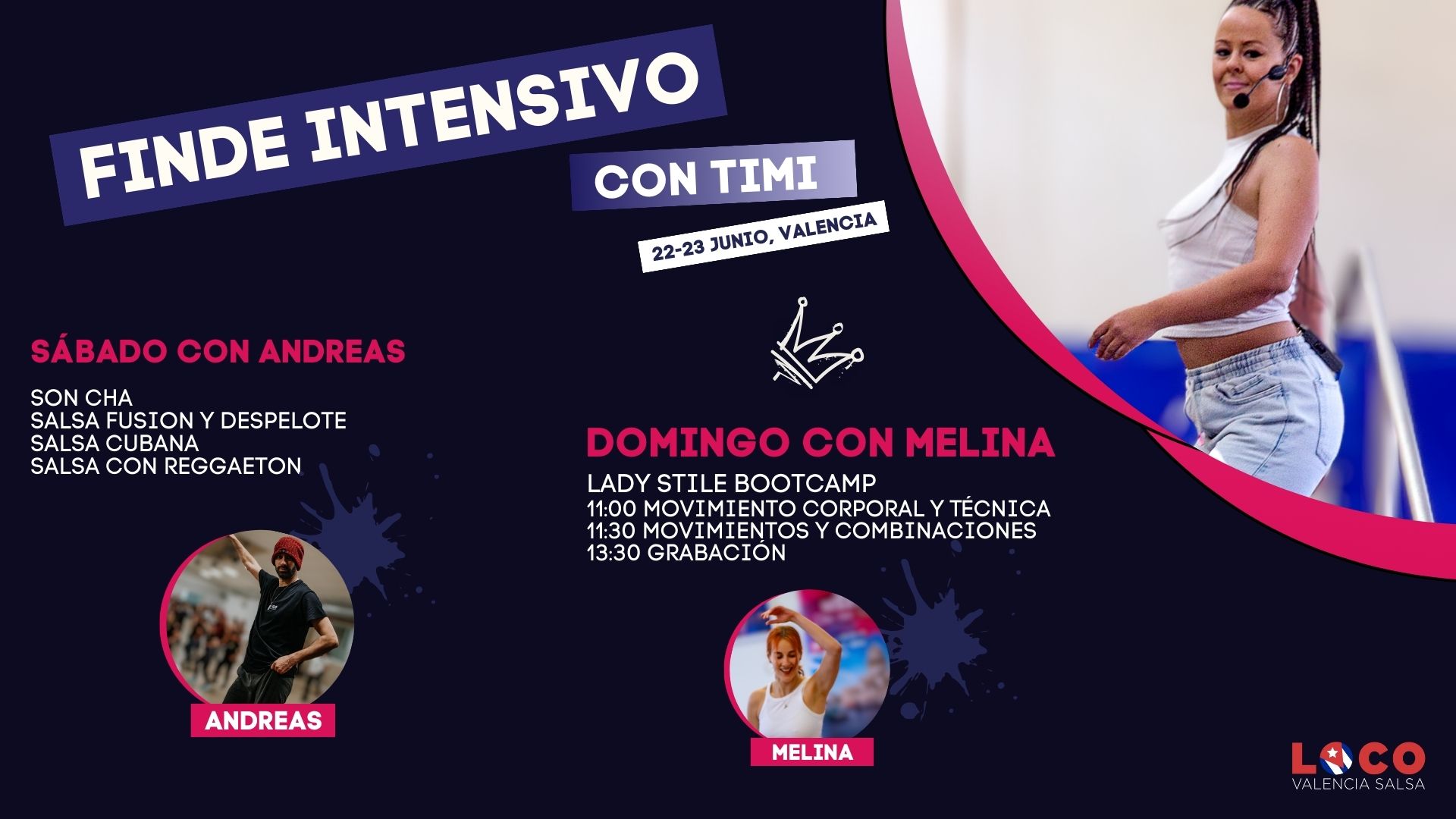 Fin de Semana Intensivo con Timi, Andreas y Melina