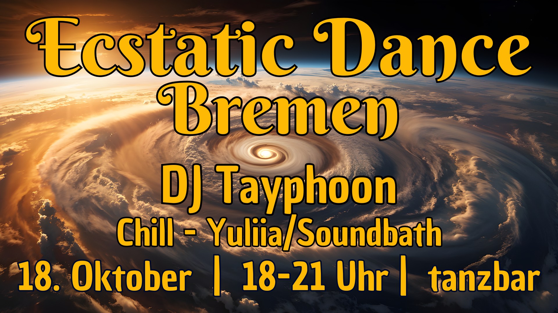 Ecstatic Dance Bremen - DJ Tayphoon - Warm up Leila - Chill Konzert Yuliia Soundbath