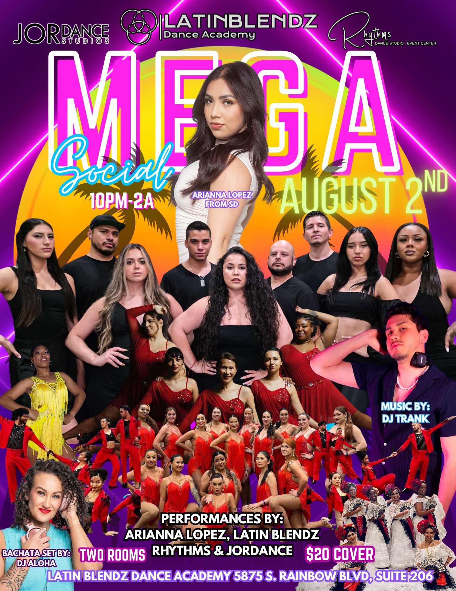 🔥MEGA SOCIAL!! 🔥 hosted by Latin Blendz, Rhythms Dance Studio & Jordance Studio