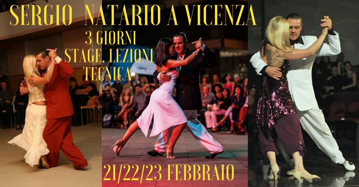 3 giorni di Stage lezioni tecnica con il Maestro Sergio Natario