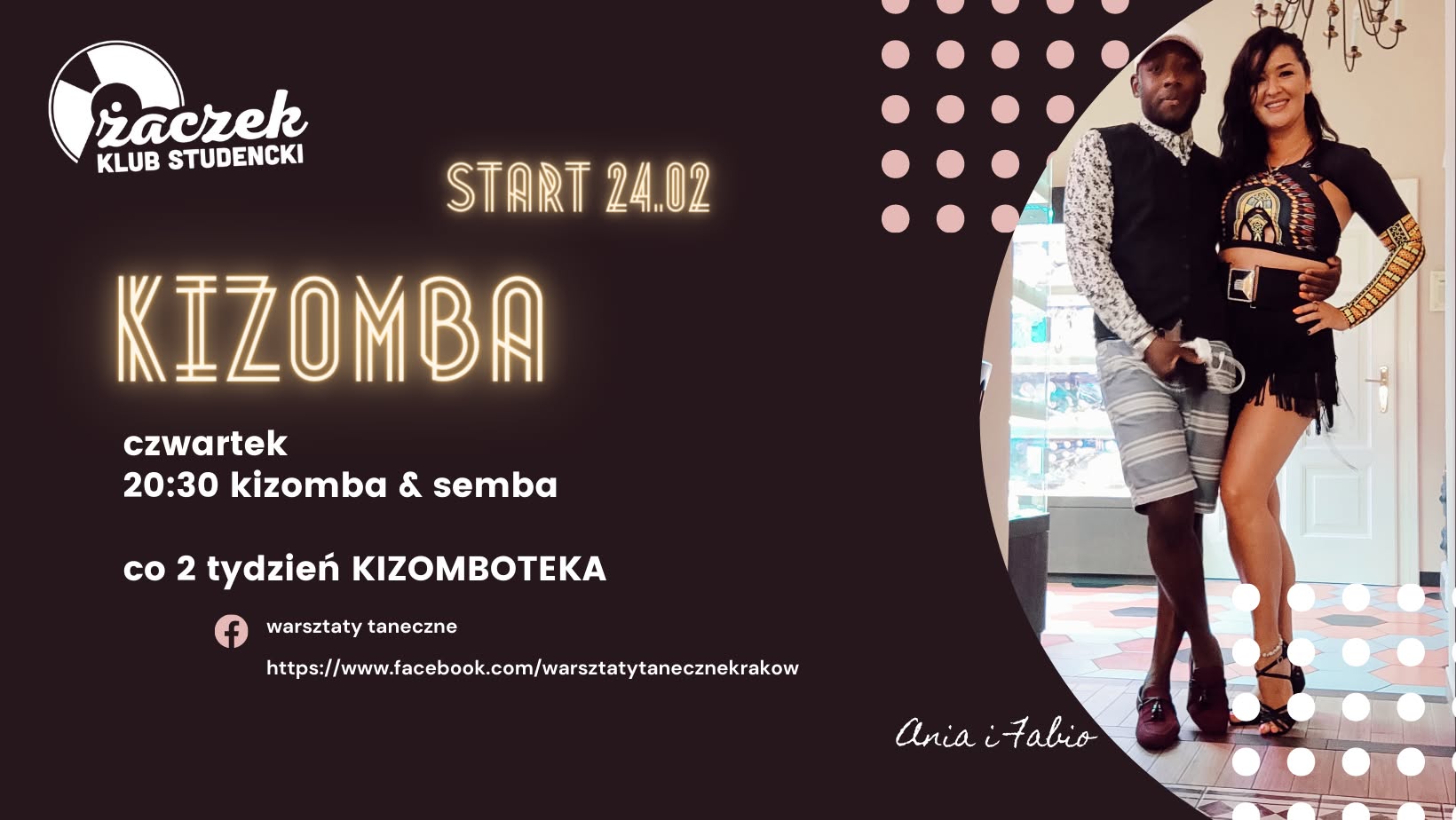 Kizomba w ŻACZKU z Fabio I Anią