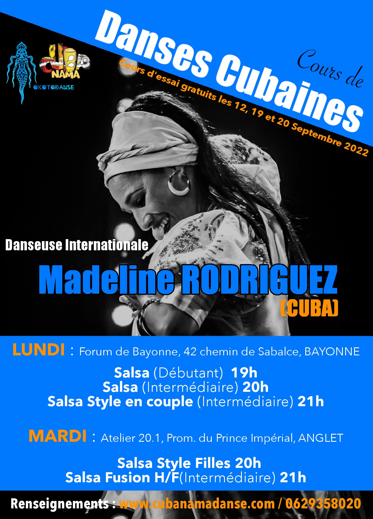 COURS DE DANSES CUBAINES