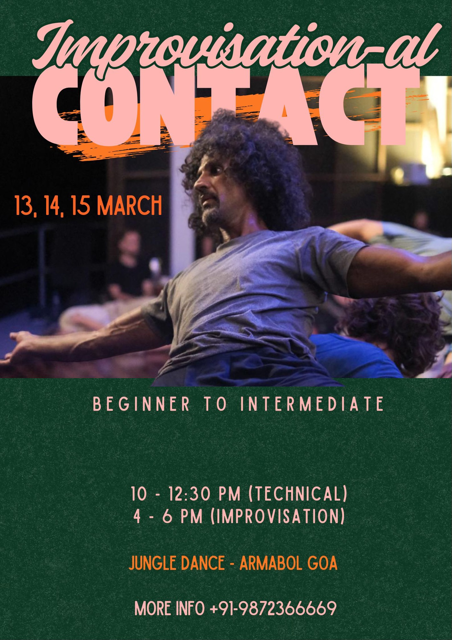 Improvisation-al Contact - A 3 days contact improvisation workshop Goa