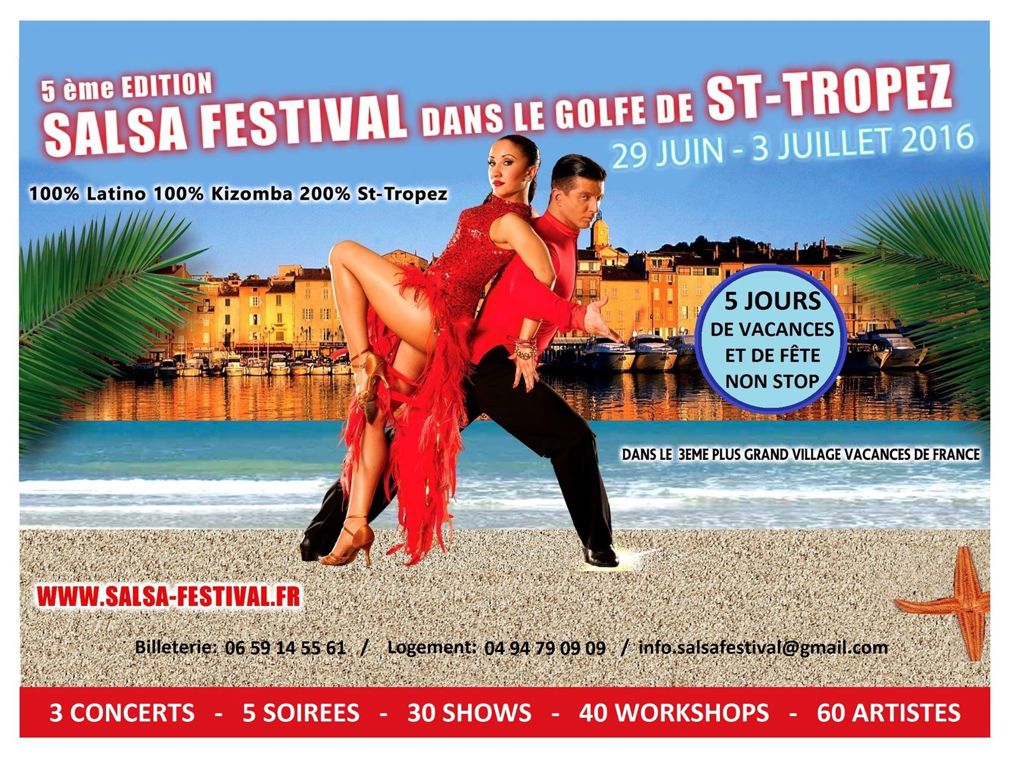 SALSA FESTIVAL dans le Golfe de SAINT-TROPEZ (5ème édition)