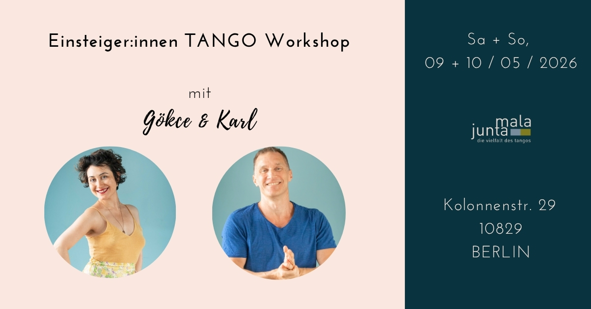 Tango Einsteiger*innen Workshop mit Gökce & Karl