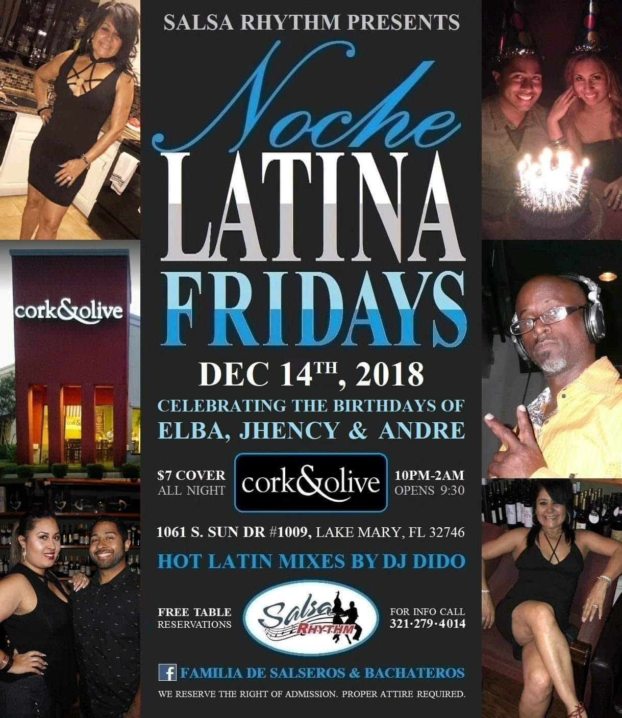 Salsa Rhythm's Friday Noche Latina