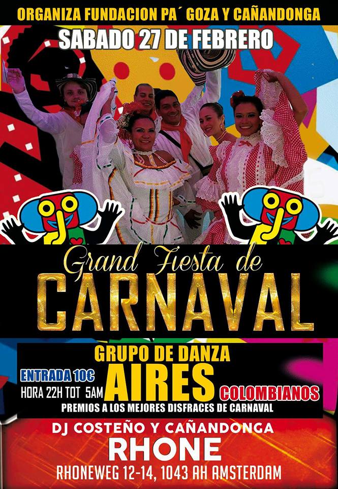 Gran Fiesta de Carnaval de Barranquilla en Amsterdam