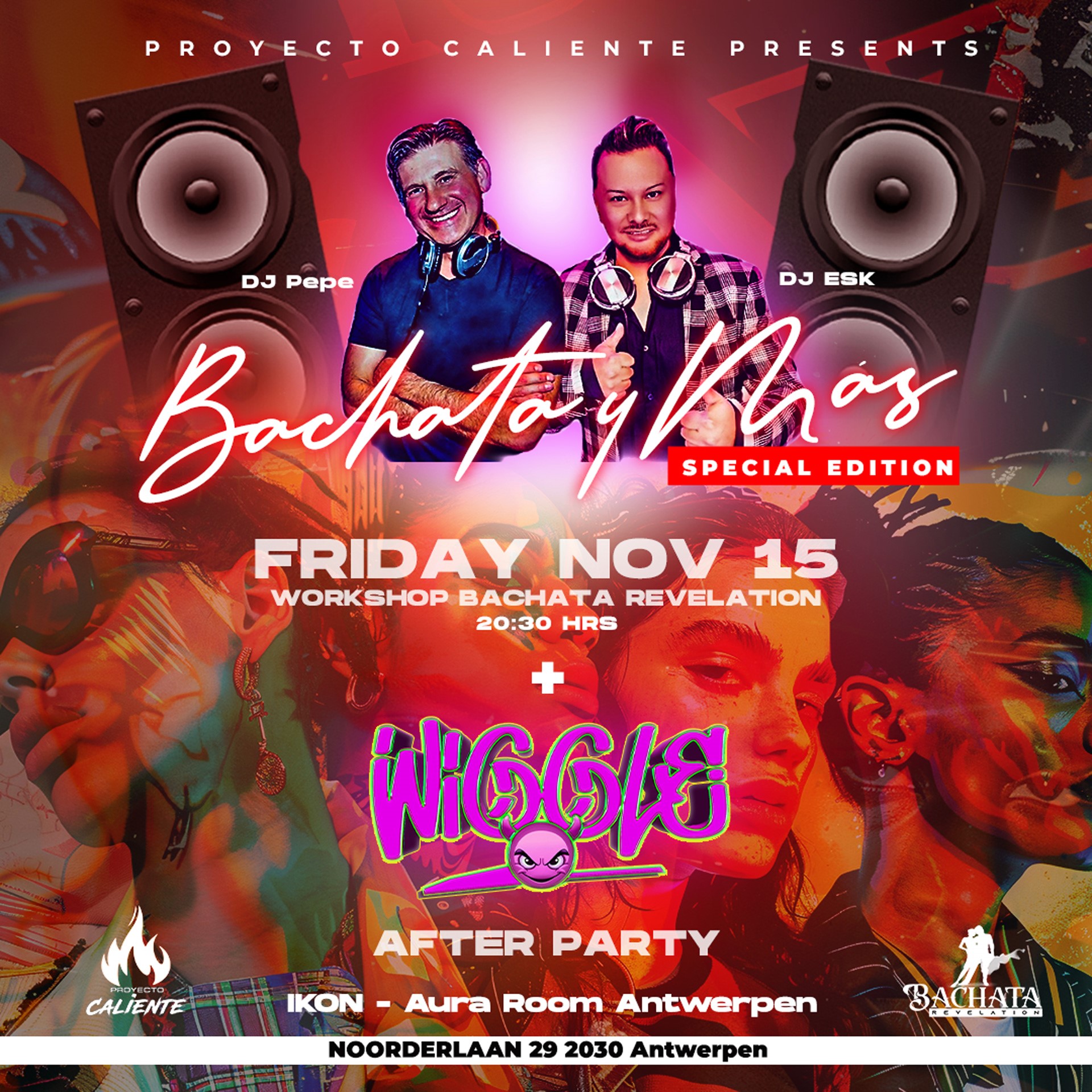 Bachata y mas @ ikon Aura room + Wiggle