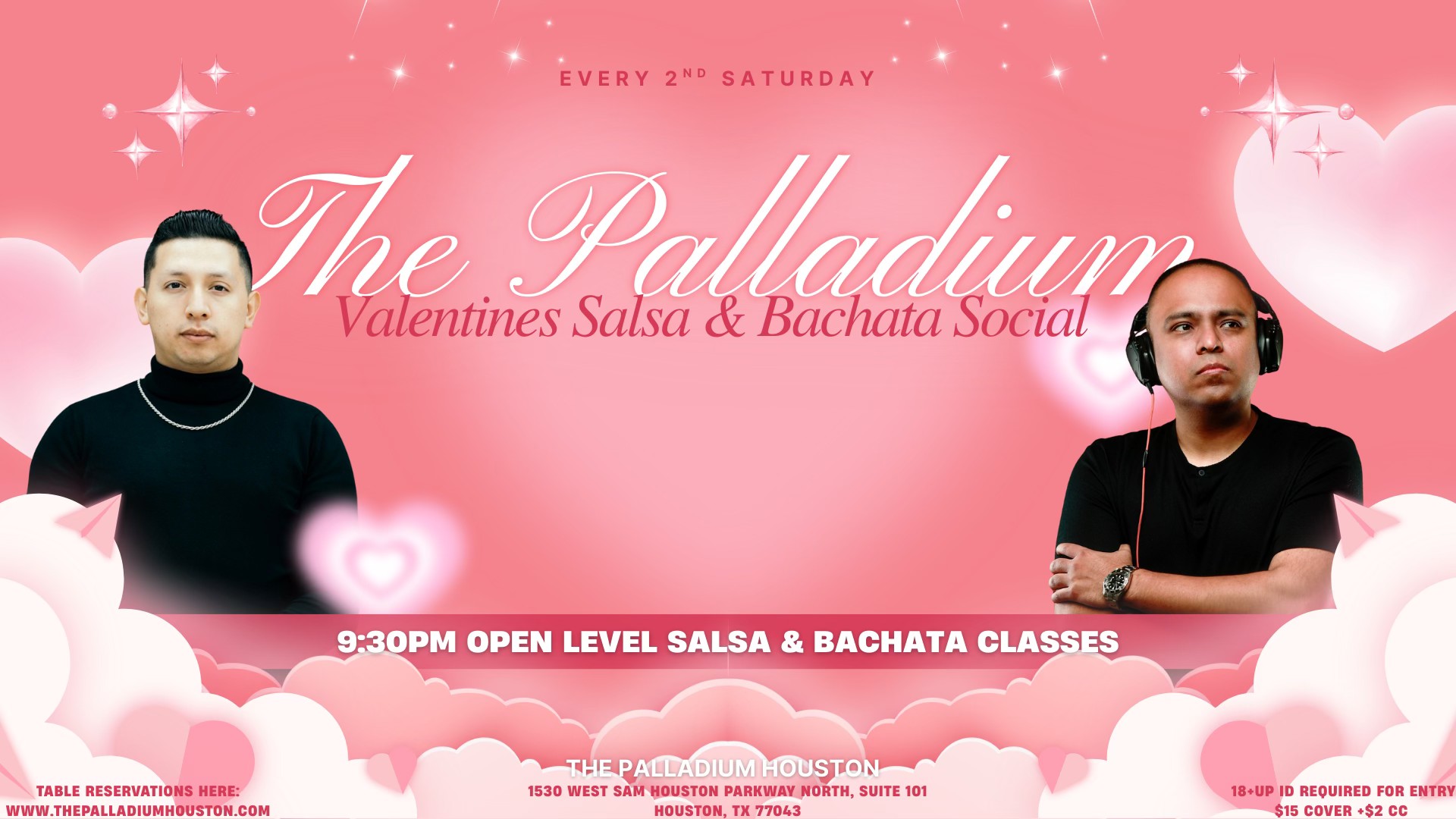 The Palladium Valentine's Salsa & Bachata Latin Dance Social