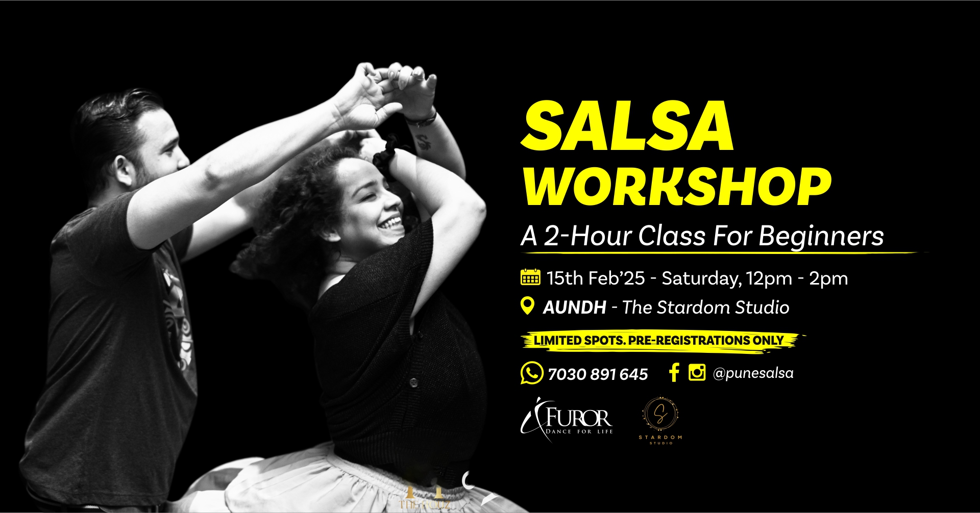 Salsa Workshop for Absolute Beginners in Aundh, Pune
