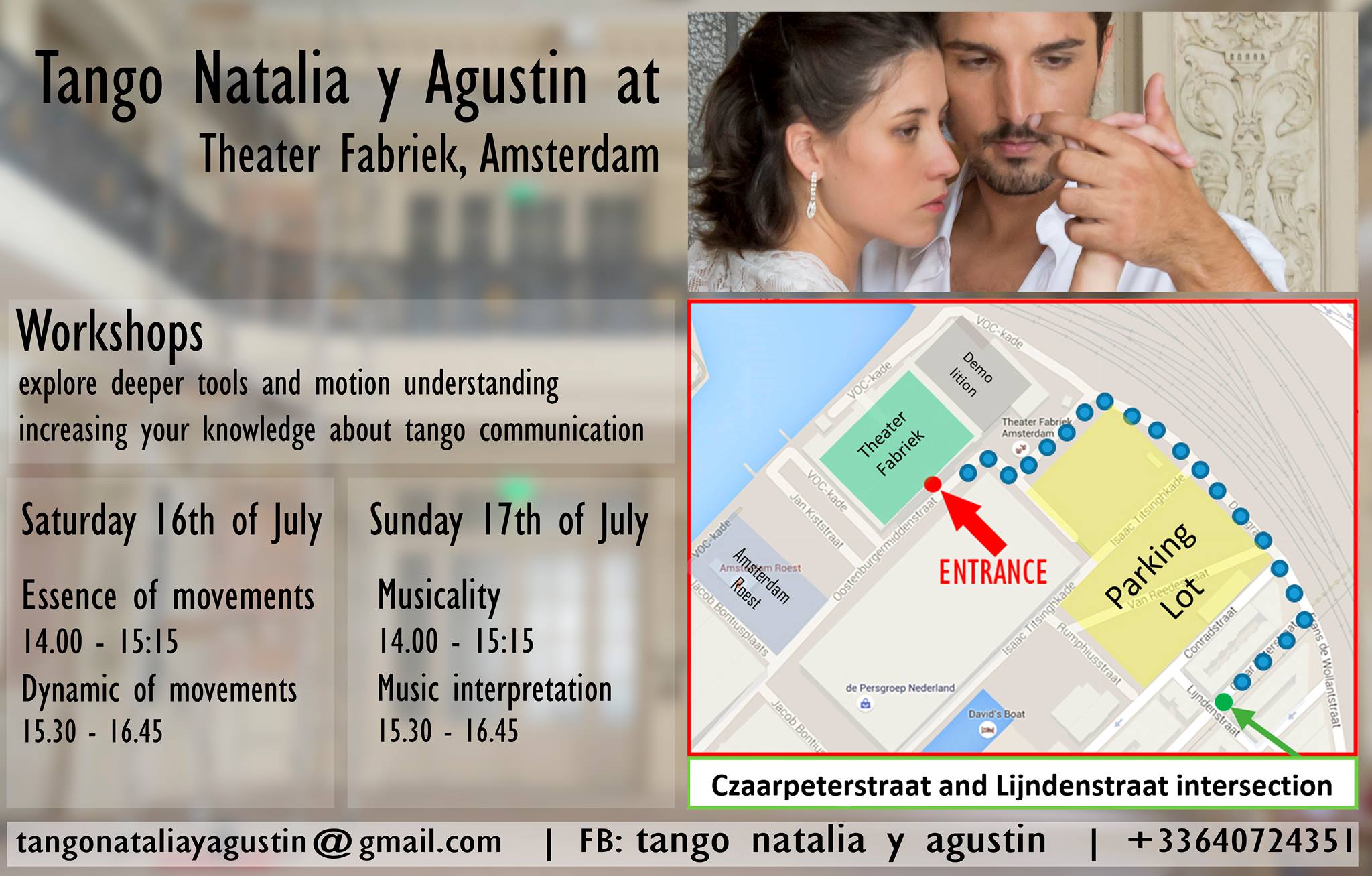 4 Workshop en Theater Fabriek in Amsterdam