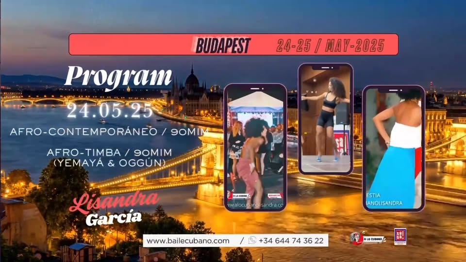 Lisandra García (CUB) - Budapest - �Intenzív hétvége, kubai stílusban nőknek és férfiaknak