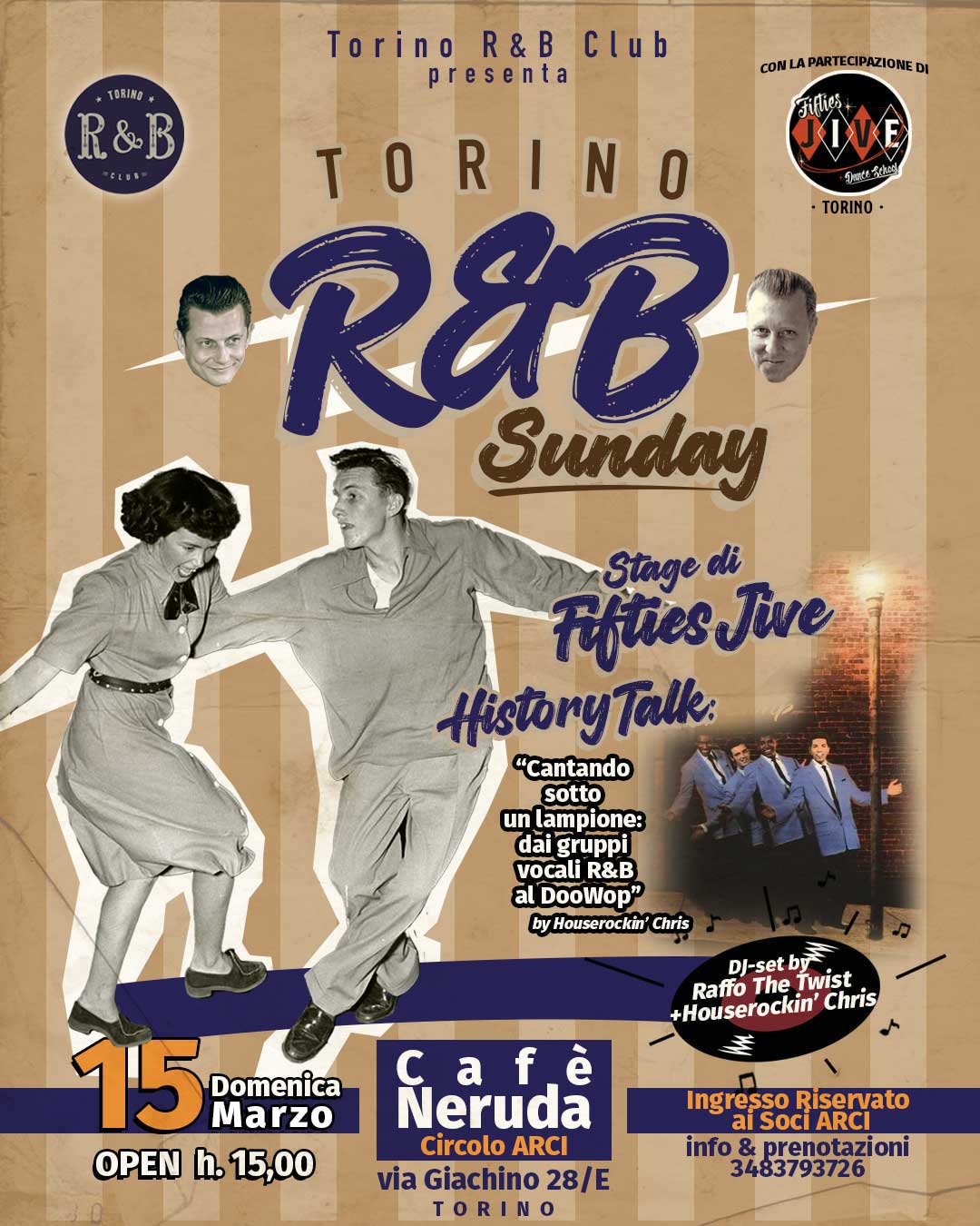 Torino R&B Sunday • Cafè Neruda • Domenica 15 marzo
