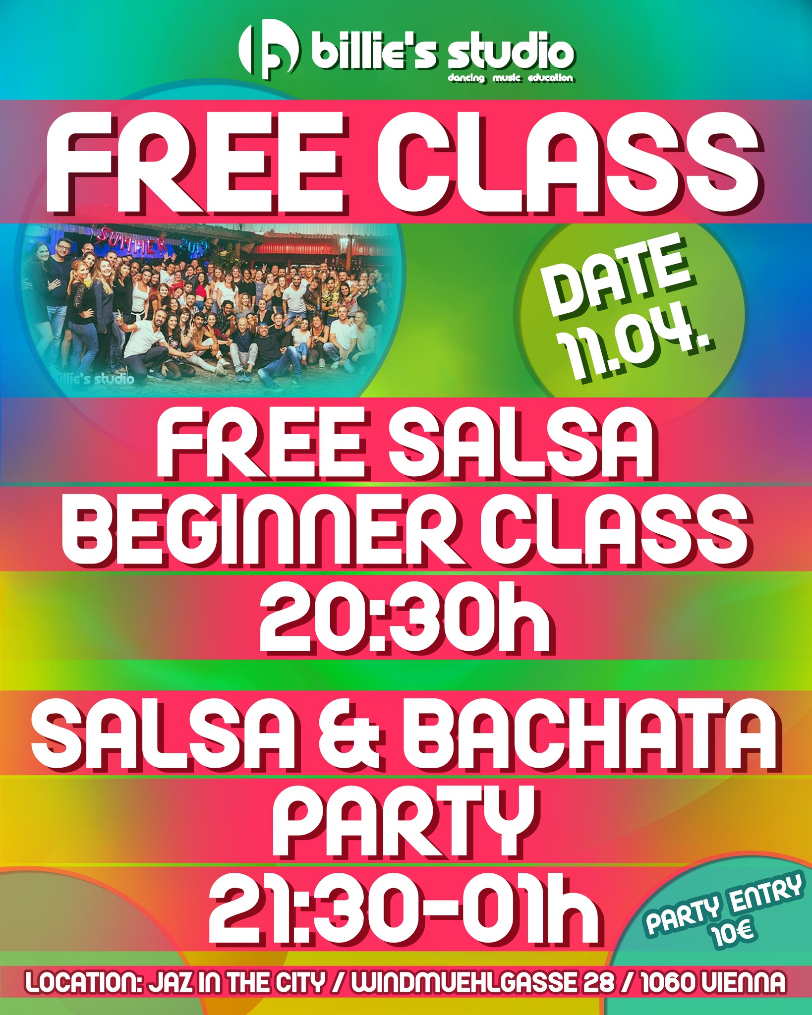 FREE SALSA BEGINNERS CLASS