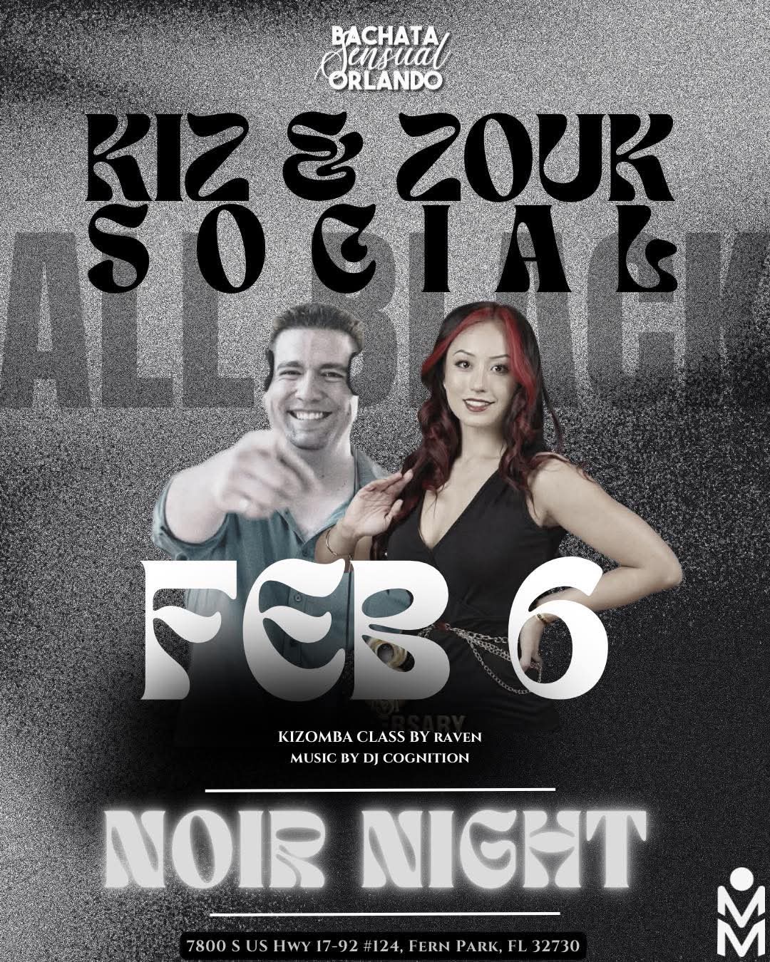First Friday KiZouk Social Noir Night