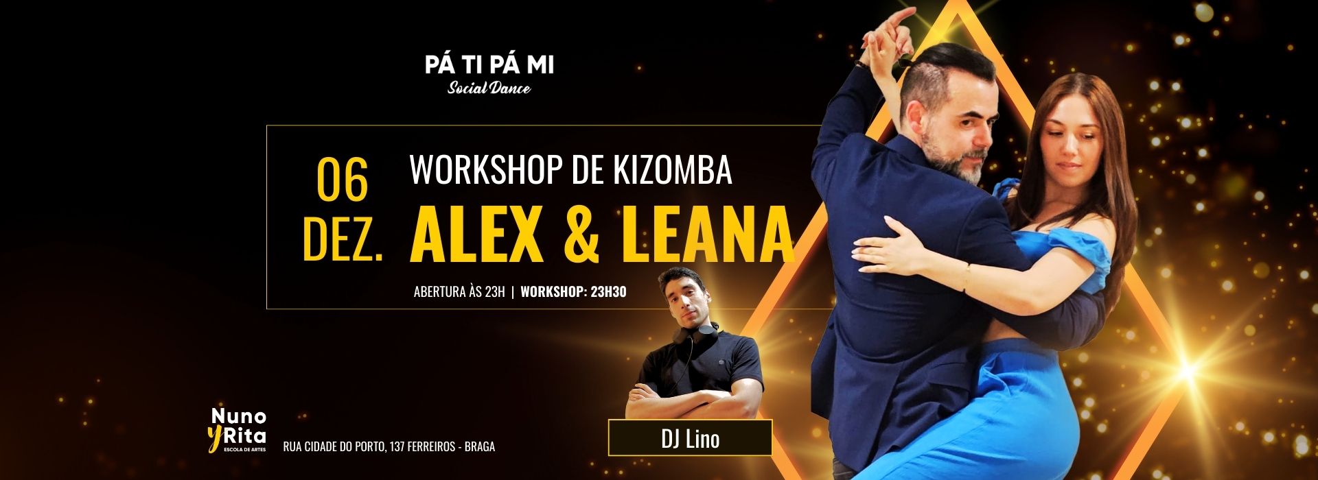 PÁ TI PÁ MI - Social Dance Workshop kizomba @alex&leana 06 dez
