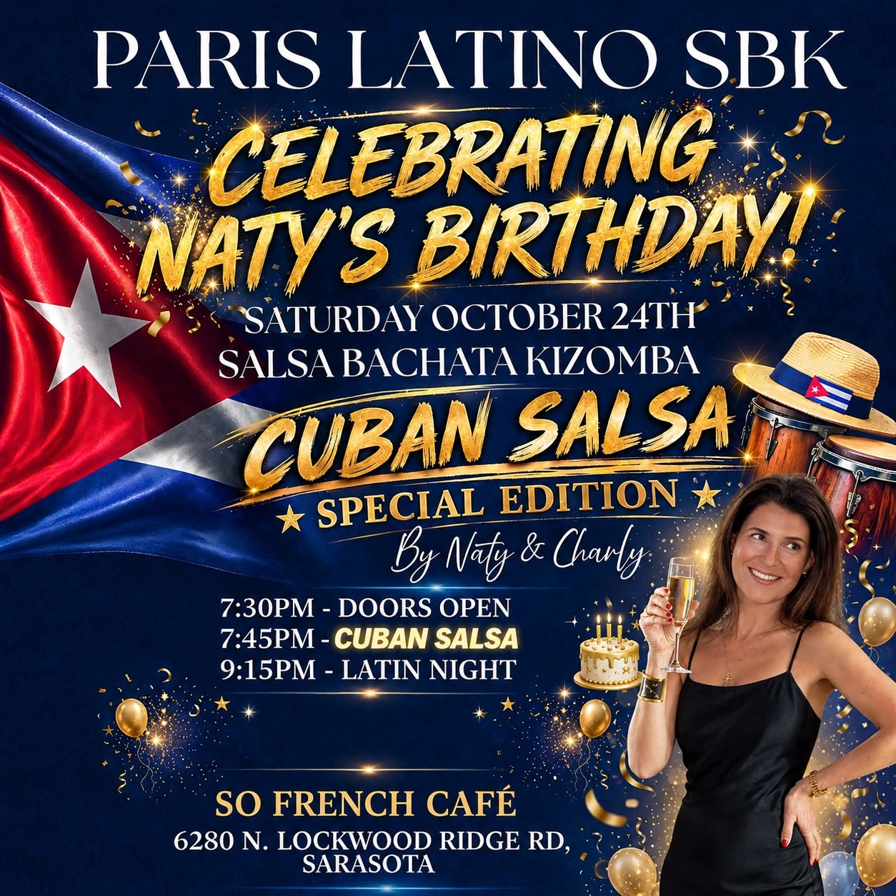 💃🕺LATIN NIGHT + Cuban Salsa class 🇨🇺❤️🔥