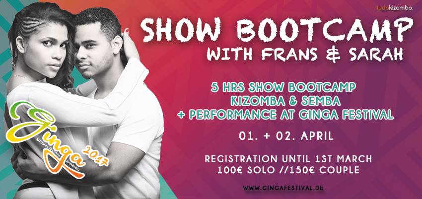 Showbootcamp with Frans & Sarah - Ginga Festival 2017