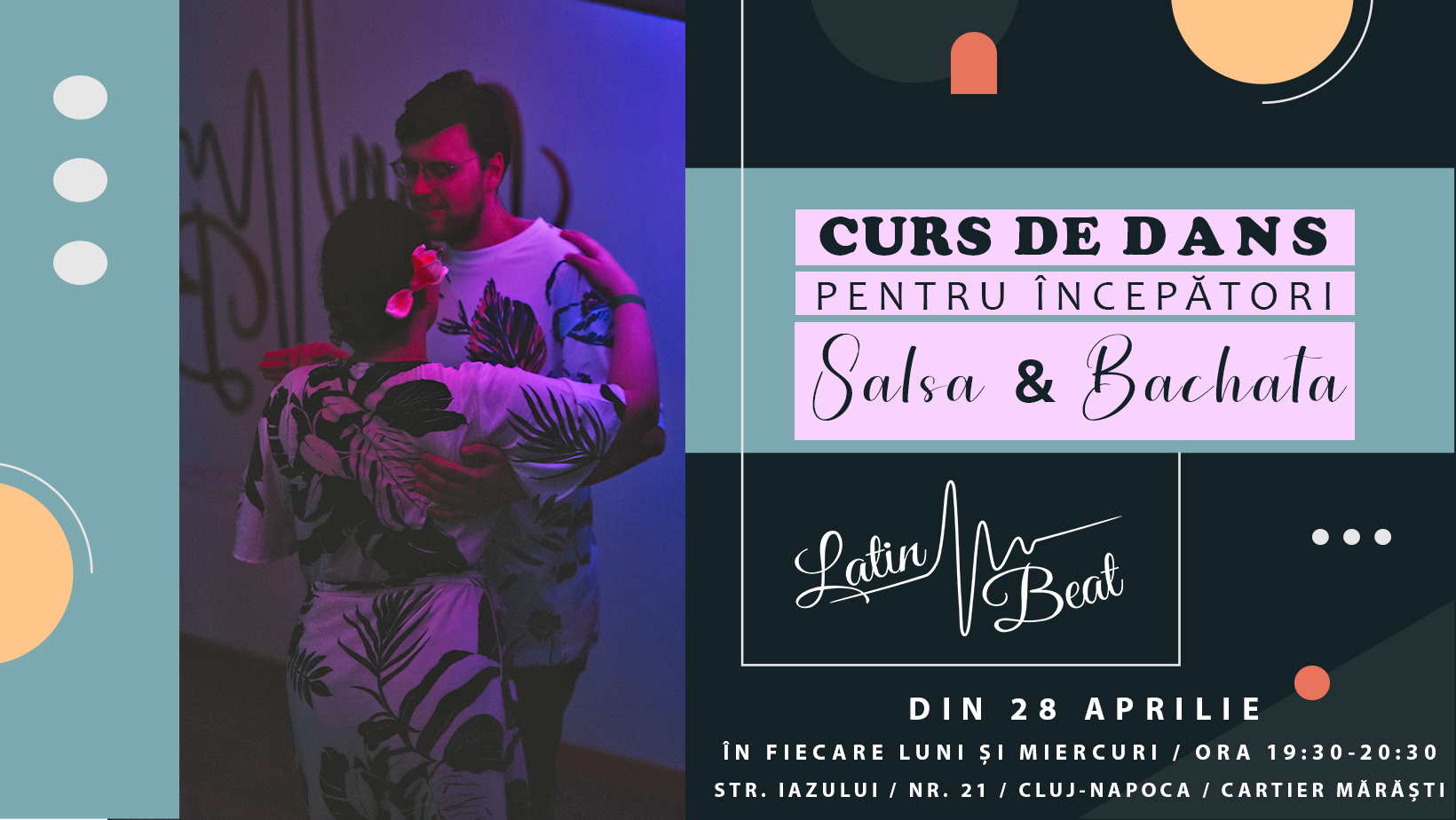 Curs de dans pentru începatori - Salsa & Bachata