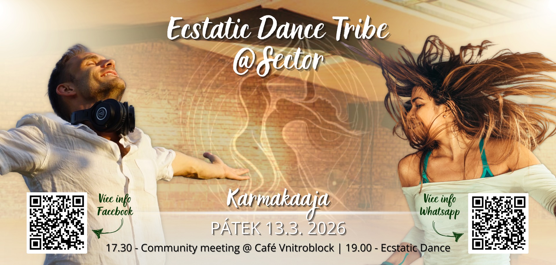 Ecstatic Dance Tribe @Sector 13.3. 19.00 Vnitroblock Praha